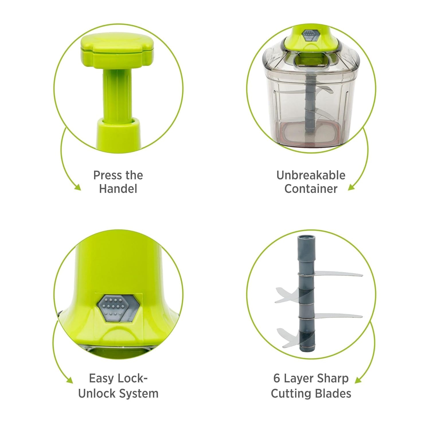 2in1 Press Vegetable Choppers for Kitchen (1100 ML) - Shivani Jaswal 2in1 Press Vegetable Choppers for Kitchen (1100 ML)