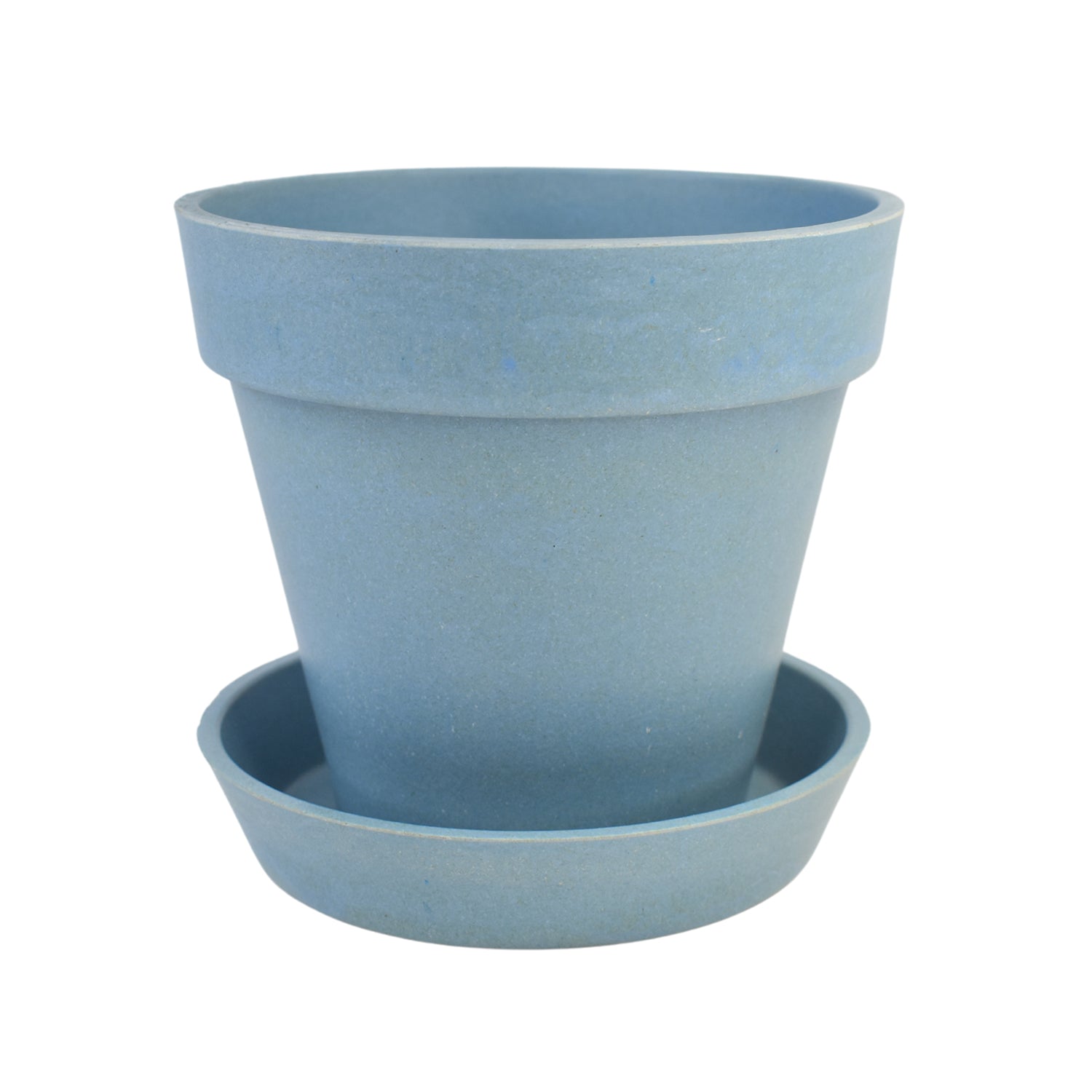 Heavy Plastic Flower pots With Tray (1 Pc) - Shivani Jaswal Heavy Plastic Flower pots With Tray (1 Pc)