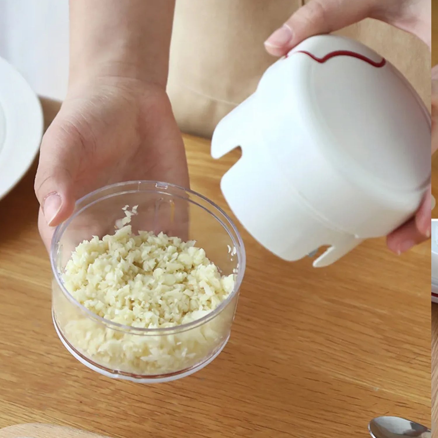 Manual Mini Food Processor Vegetable Chopper Hand Pull String Onion Chopper (1 Pc) - Shivani Jaswal Manual Mini Food Processor Vegetable Chopper Hand Pull String Onion Chopper (1 Pc)