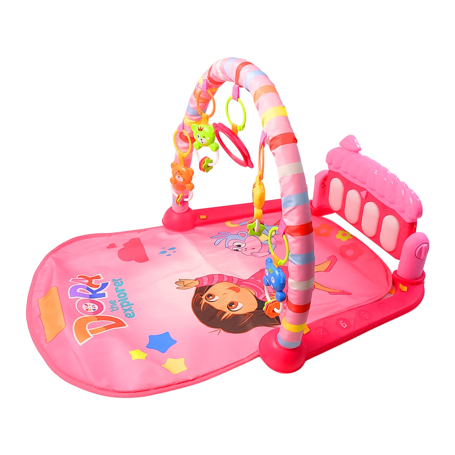 2in1 Baby Kick and Play Piano Gym Mat & Fitness Rack (1 Set) - Shivani Jaswal 2in1 Baby Kick and Play Piano Gym Mat & Fitness Rack (1 Set)