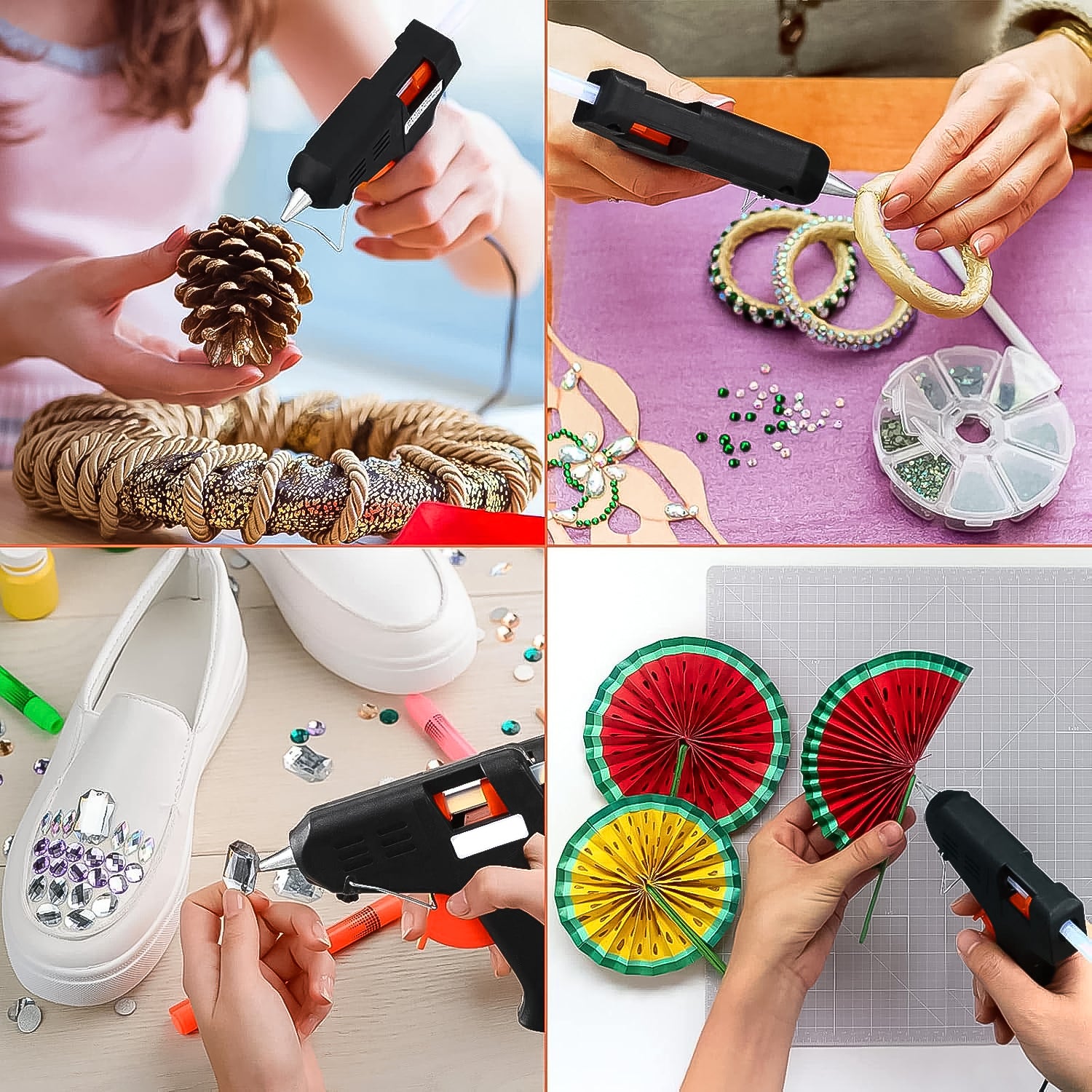 Professional Hot Melt Glue Gun with Rapid Heating and Quick Melt Glue Gun For Multiuser (40W) - Shivani Jaswal Professional Hot Melt Glue Gun with Rapid Heating and Quick Melt Glue Gun For Multiuser (40W)