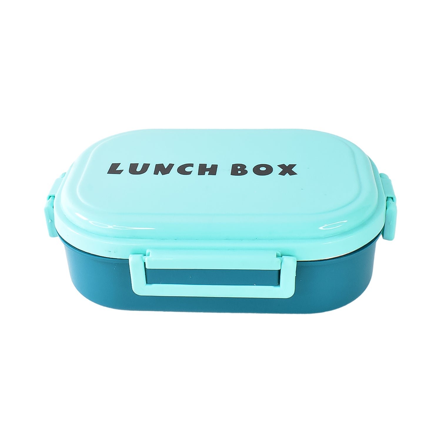 3 in 1 Spicy Bite Stainless Steel Lunch Box With Plastic Small Box & Spoon (1 Set) - Shivani Jaswal 3 in 1 Spicy Bite Stainless Steel Lunch Box With Plastic Small Box & Spoon (1 Set)