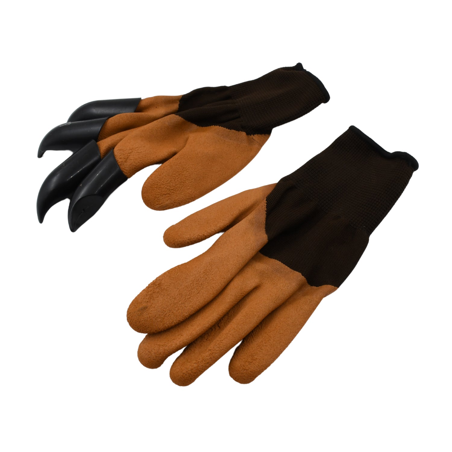 Garden Farming Gloves With Hand Fingertips & Plastic Claws (1 Pair) - Shivani Jaswal Garden Farming Gloves With Hand Fingertips & Plastic Claws (1 Pair)