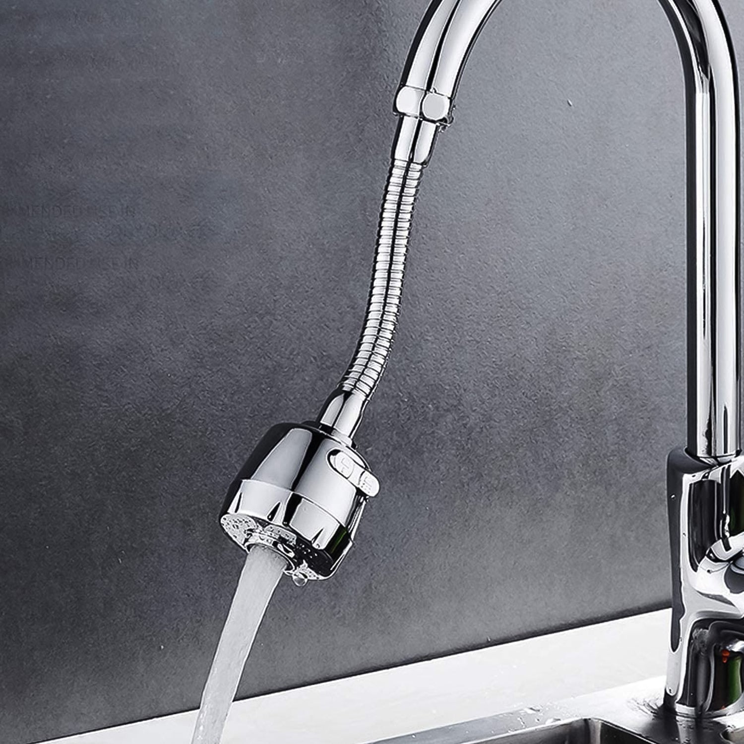 Stainless Steel Water Faucet Sprayer Head (1 Pc / 8 Inch) - Shivani Jaswal Stainless Steel Water Faucet Sprayer Head (1 Pc / 8 Inch)