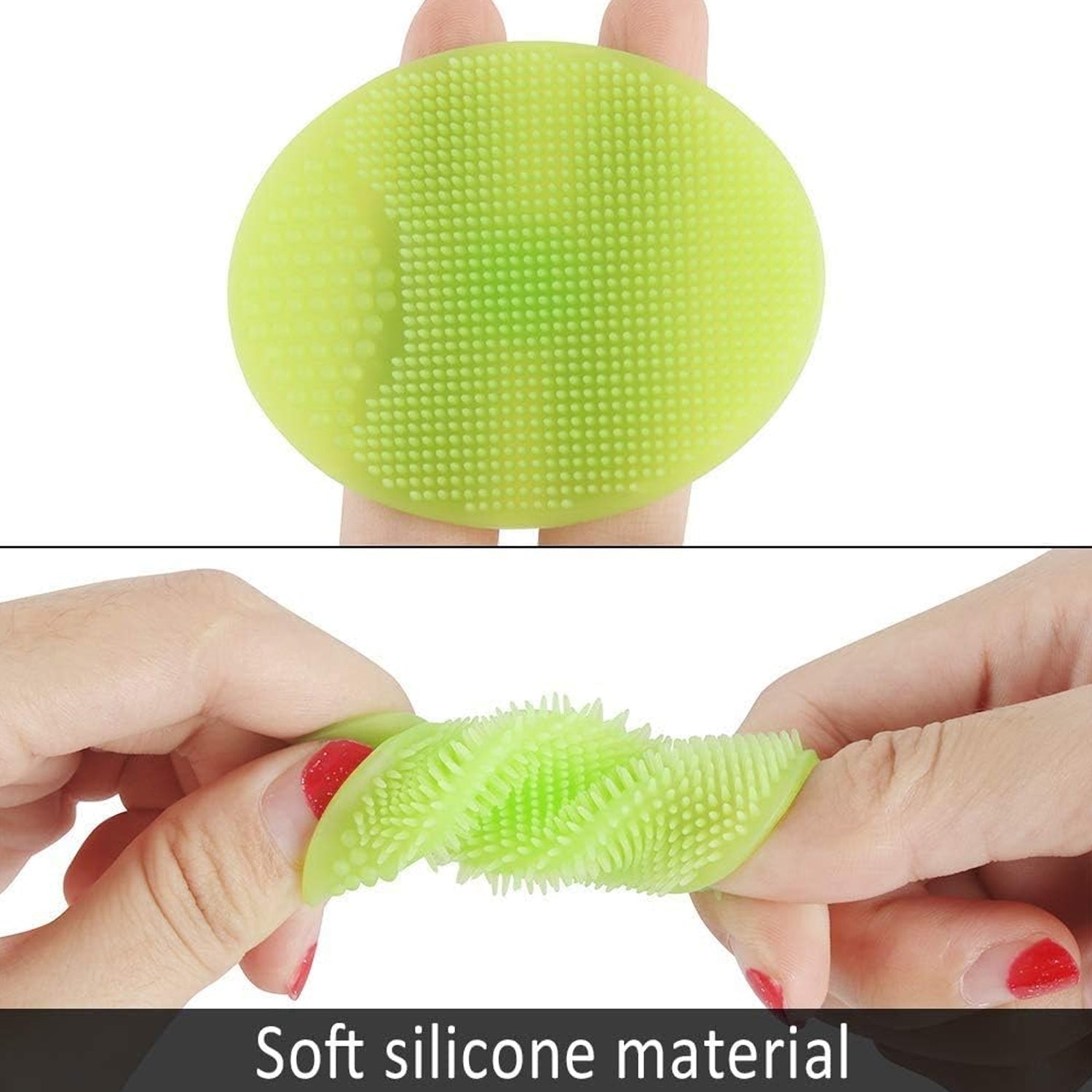 Bath & Facial Cleansing Brush, Soft Silicone Face Scrubber (2 Pc Set) - Shivani Jaswal Bath & Facial Cleansing Brush, Soft Silicone Face Scrubber (2 Pc Set)
