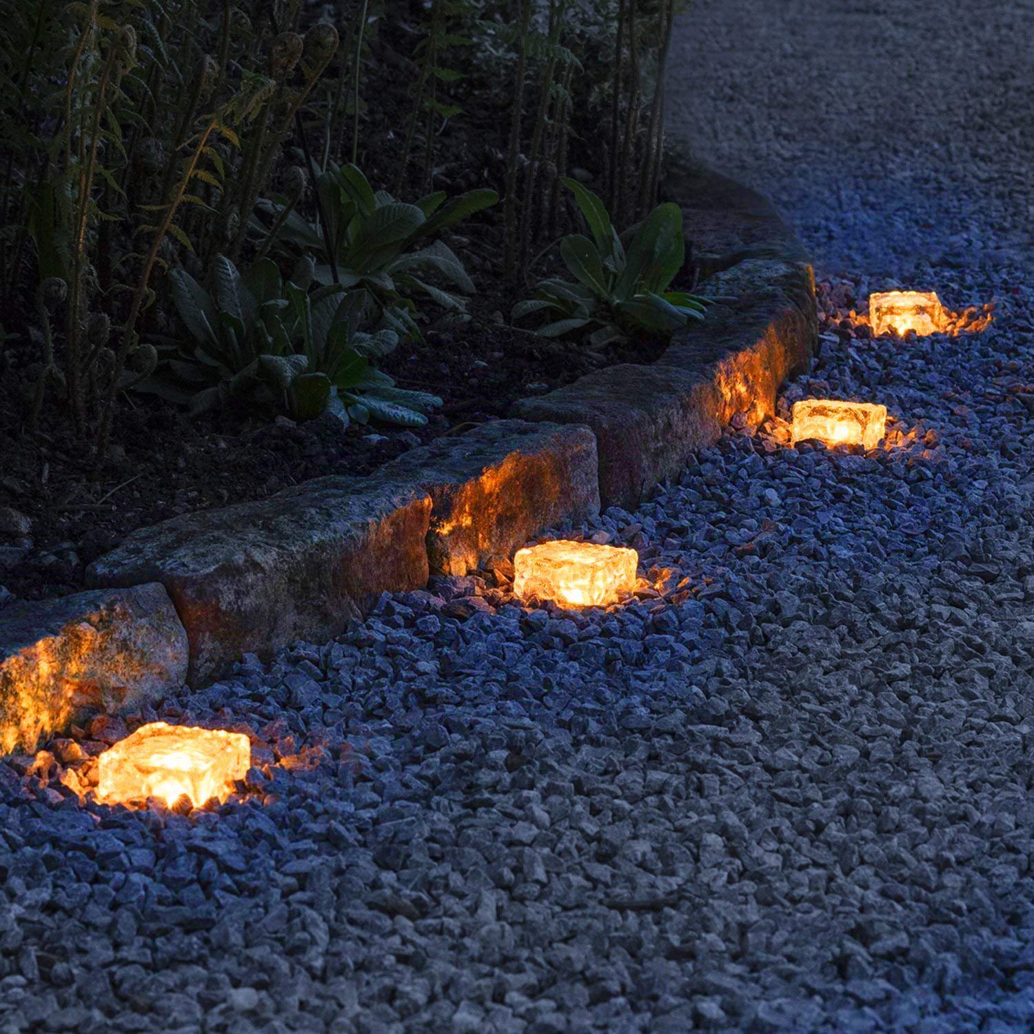 Solar Ice Cube Garden Light for Pathways & Christmas Decor - Shivani Jaswal Solar Ice Cube Garden Light for Pathways & Christmas Decor