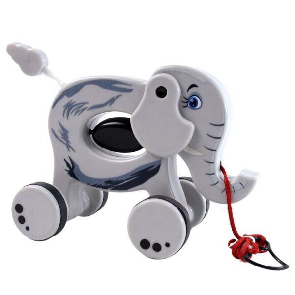 Pull Along Toddler Toy, Pull Along Toy with Attractive Design (Elephant)