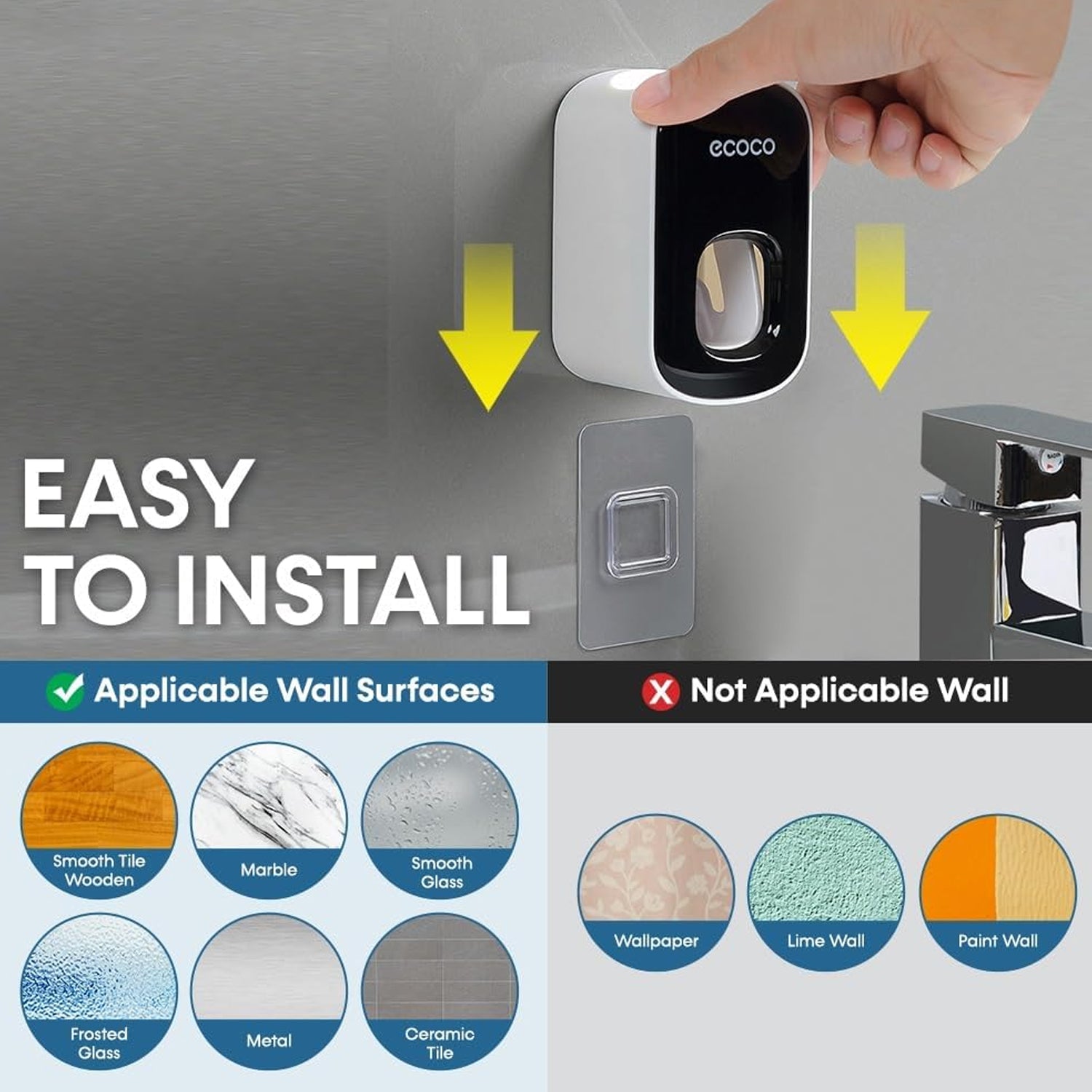 ABS Automatic Toothpaste Dispenser Space Saving for Home Bath Accessory (1 Pc) - Shivani Jaswal ABS Automatic Toothpaste Dispenser Space Saving for Home Bath Accessory (1 Pc)