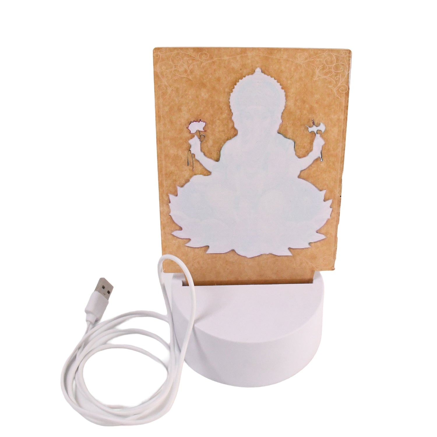Beautiful 3D Lord Ganesh Frame with soft white light (1 Pc) - Shivani Jaswal Beautiful 3D Lord Ganesh Frame with soft white light (1 Pc)
