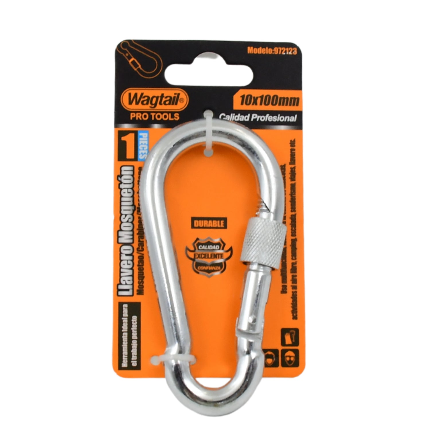 Snap Hook With Screw-Stainless Steel Snap Hook Clip Heavy Duty, Carabiner Clip (10×100 MM / 1 Pc) - Shivani Jaswal Snap Hook With Screw-Stainless Steel Snap Hook Clip Heavy Duty, Carabiner Clip (10×100 MM / 1 Pc)