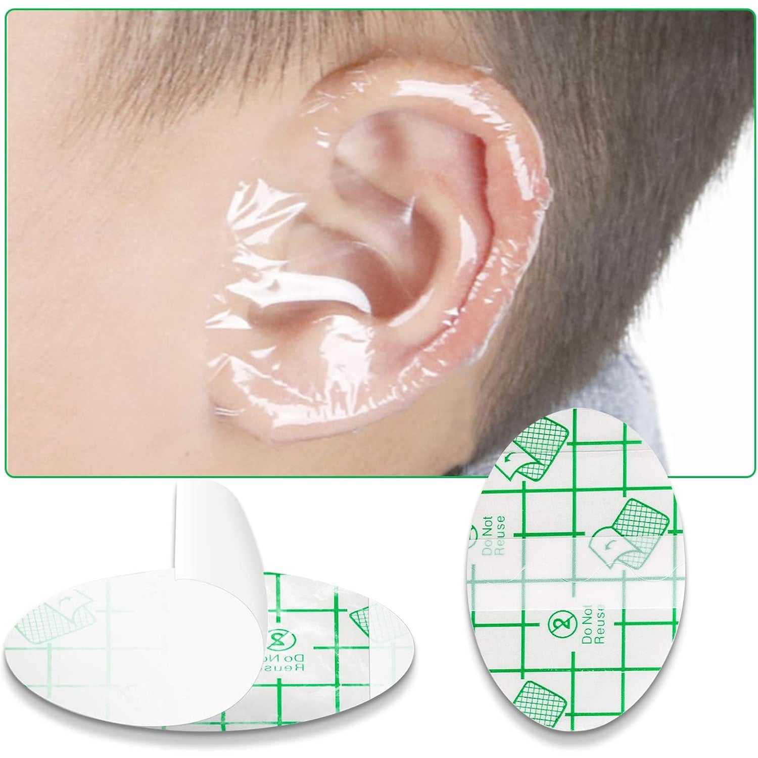 Baby Waterproof Ear Stickers, Heel Invisible Foot Sticker (20 Pcs Set Approx) - Shivani Jaswal Baby Waterproof Ear Stickers, Heel Invisible Foot Sticker (20 Pcs Set Approx)