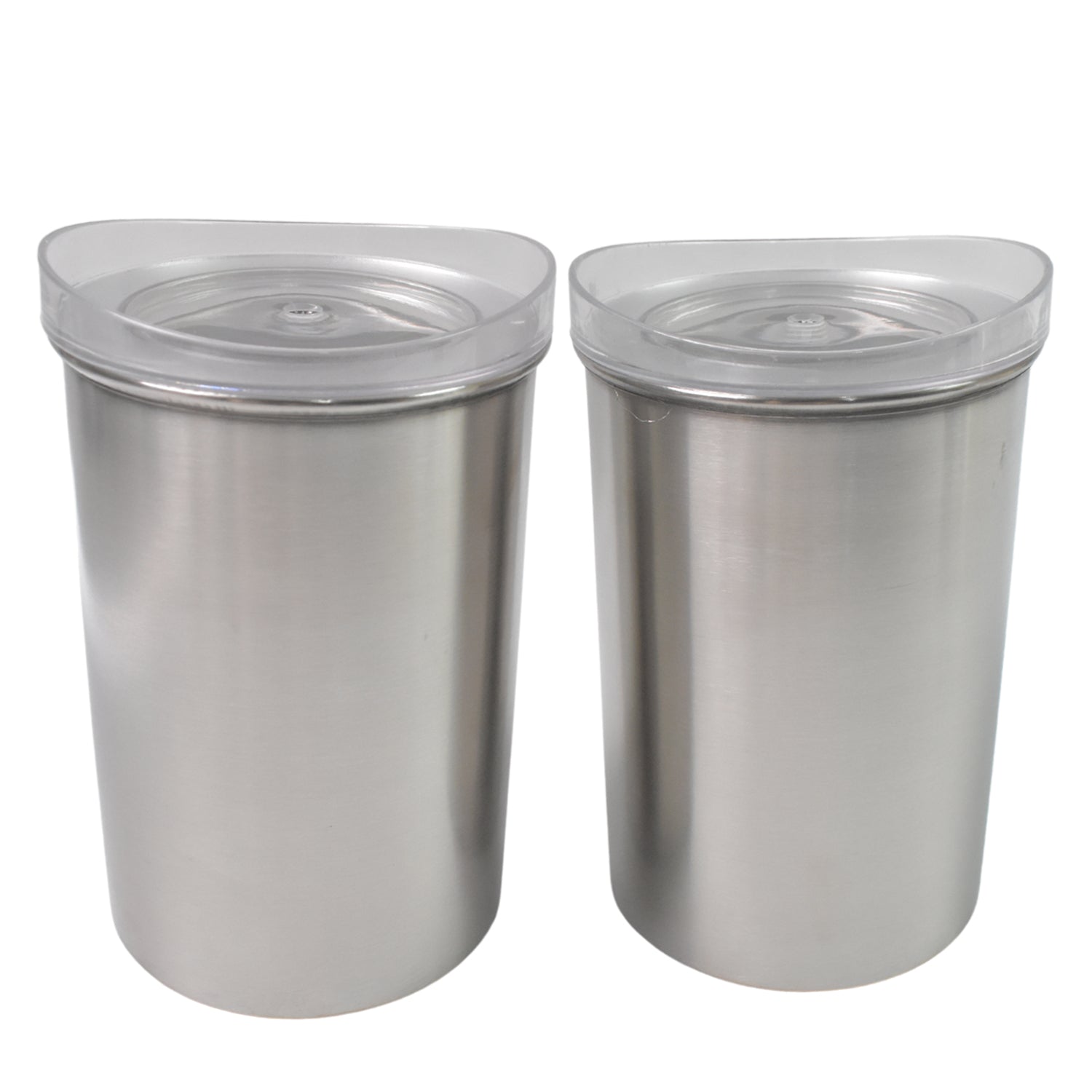 Multipurpose Stainless Steel Airtight Containers with See Through Lid (2 Pc Set / 1000 ML) - Shivani Jaswal Multipurpose Stainless Steel Airtight Containers with See Through Lid (2 Pc Set / 1000 ML)