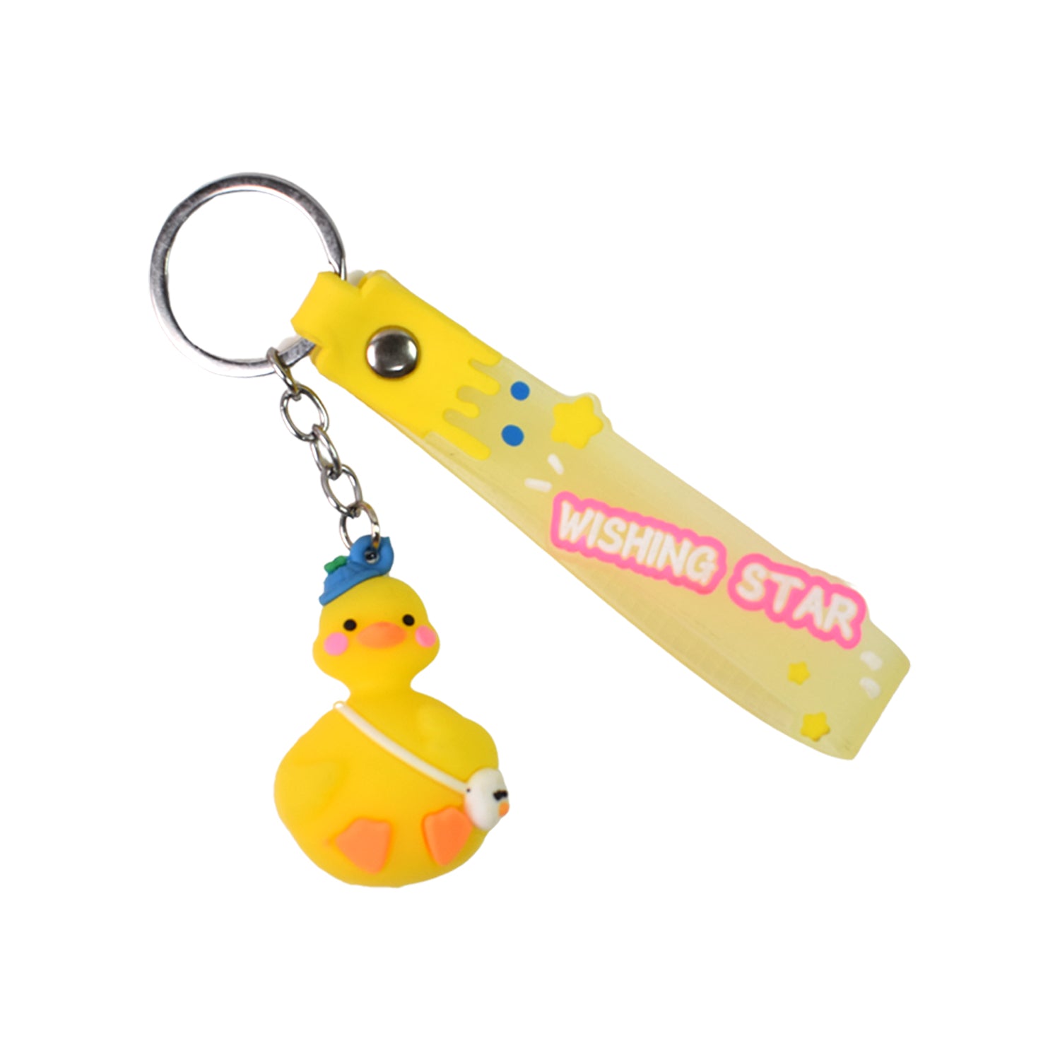 Cute Cartoon Silicone 3D Key Chain with Metal Hook & Strap (Pack of 1) - Shivani Jaswal Cute Cartoon Silicone 3D Key Chain with Metal Hook & Strap (Pack of 1)