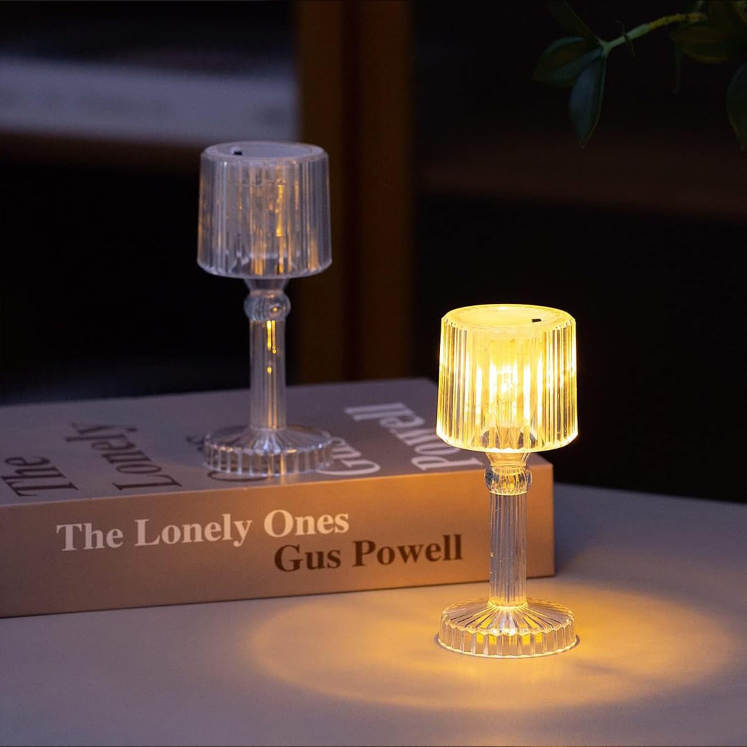 Big Acrylic LED Desk Lamps Table Lamp Portable Crystal (1 Pc / Big) - Shivani Jaswal Big Acrylic LED Desk Lamps Table Lamp Portable Crystal (1 Pc / Big)