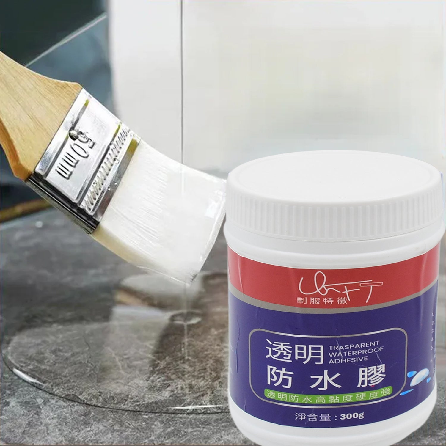 Transparent Waterproof Glue 300g Without Brush (1 pc) - Shivani Jaswal Transparent Waterproof Glue 300g Without Brush (1 pc)