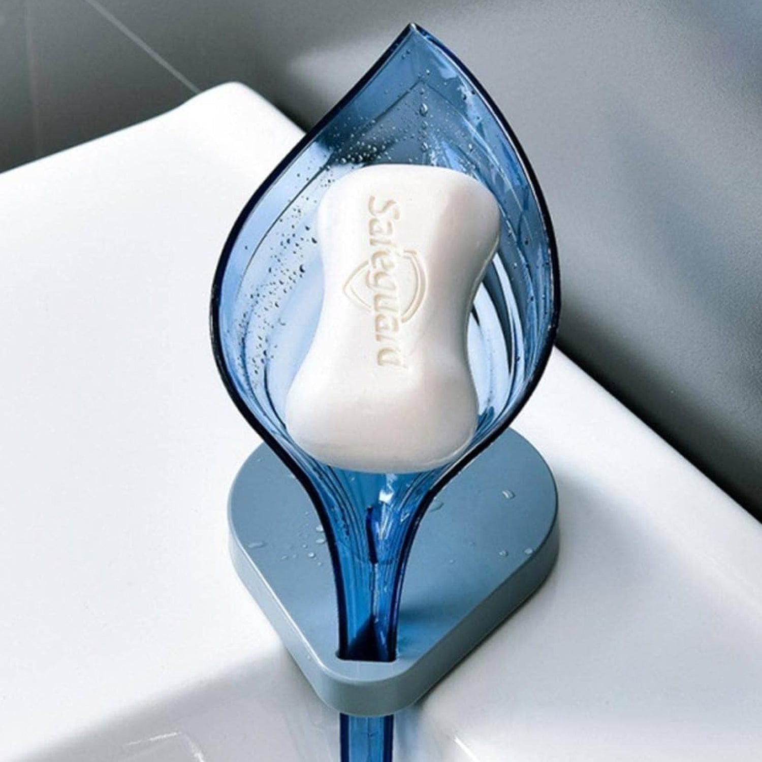 Plastic Leaf Shape Soap Box Self Draining Bathroom Soap Holder, Decorative Drainage Plastic Soap Dish with Draining Tray (Mix Color / 1 Pc) - Shivani Jaswal Plastic Leaf Shape Soap Box Self Draining Bathroom Soap Holder, Decorative Drainage Plastic Soap Dish with Draining Tray (Mix Color / 1 Pc)