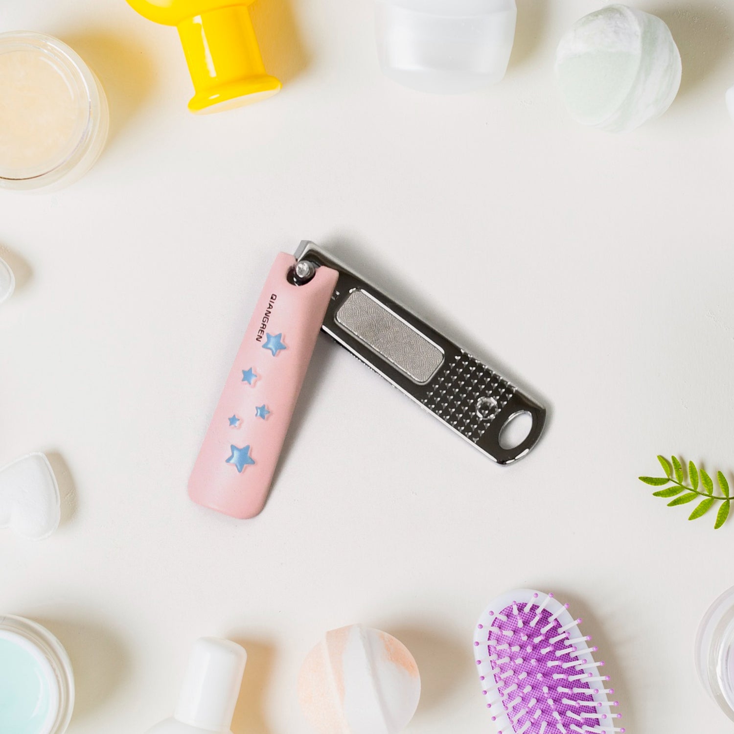Cute Nail Clipper with Nail Catcher, Nail File - Stainless Steel (1 Pc) - Shivani Jaswal Cute Nail Clipper with Nail Catcher, Nail File - Stainless Steel (1 Pc)
