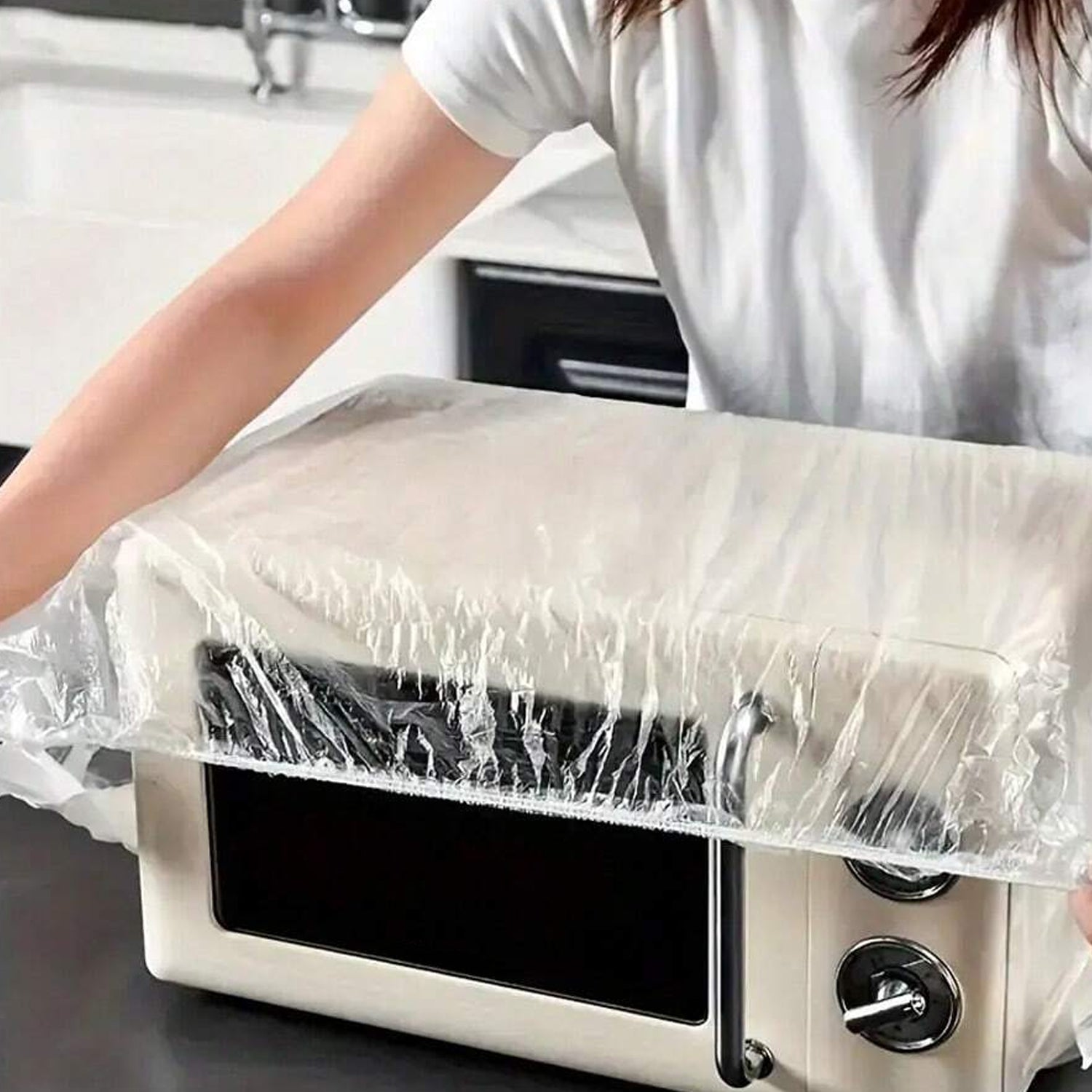 Home Thick Disposable Dust Proof Plastic Furniture Covers (1 Pc / Small) - Shivani Jaswal Home Thick Disposable Dust Proof Plastic Furniture Covers (1 Pc / Small)