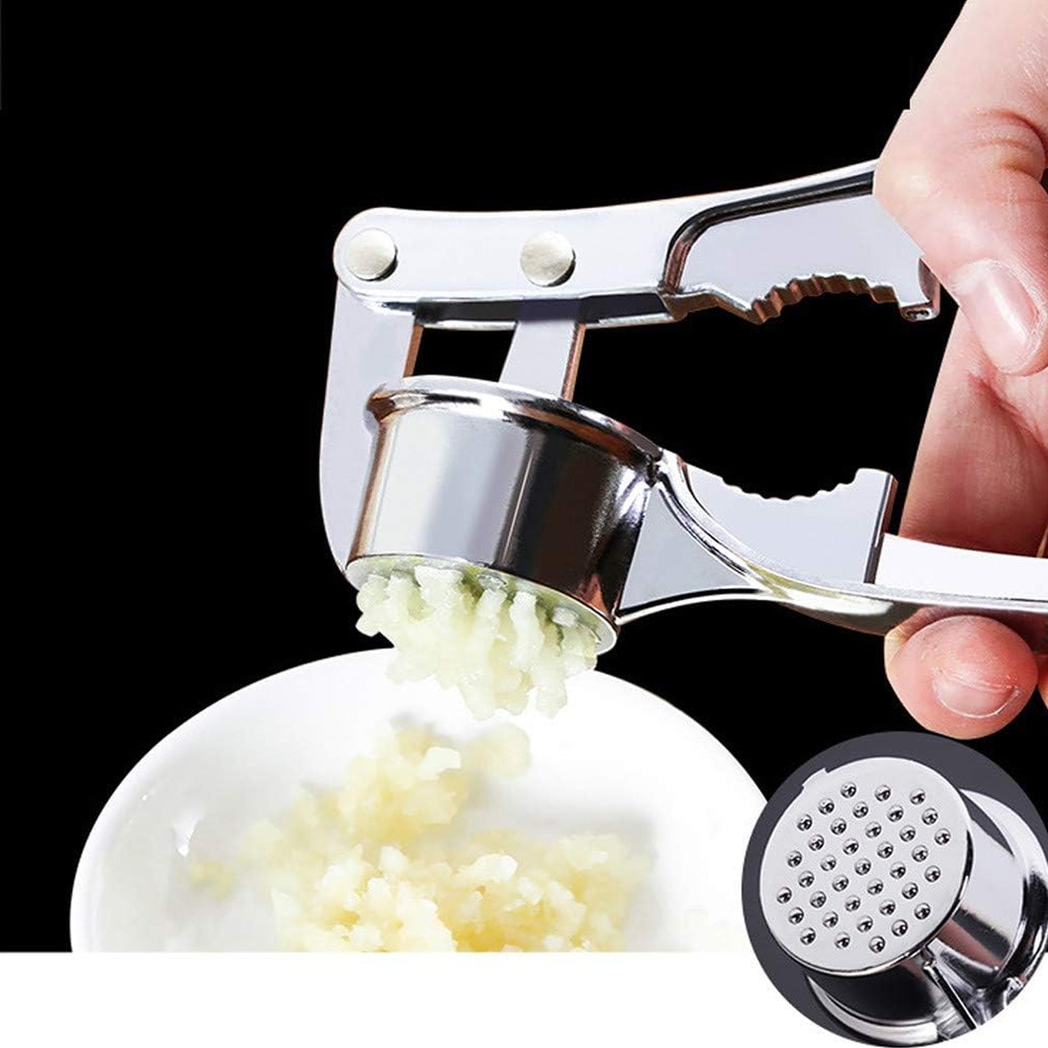 2 in1 Garlic Masher Premium Garlic Press & Walnut Cracker Opener (1 Pc) - Shivani Jaswal 2 in1 Garlic Masher Premium Garlic Press & Walnut Cracker Opener (1 Pc)