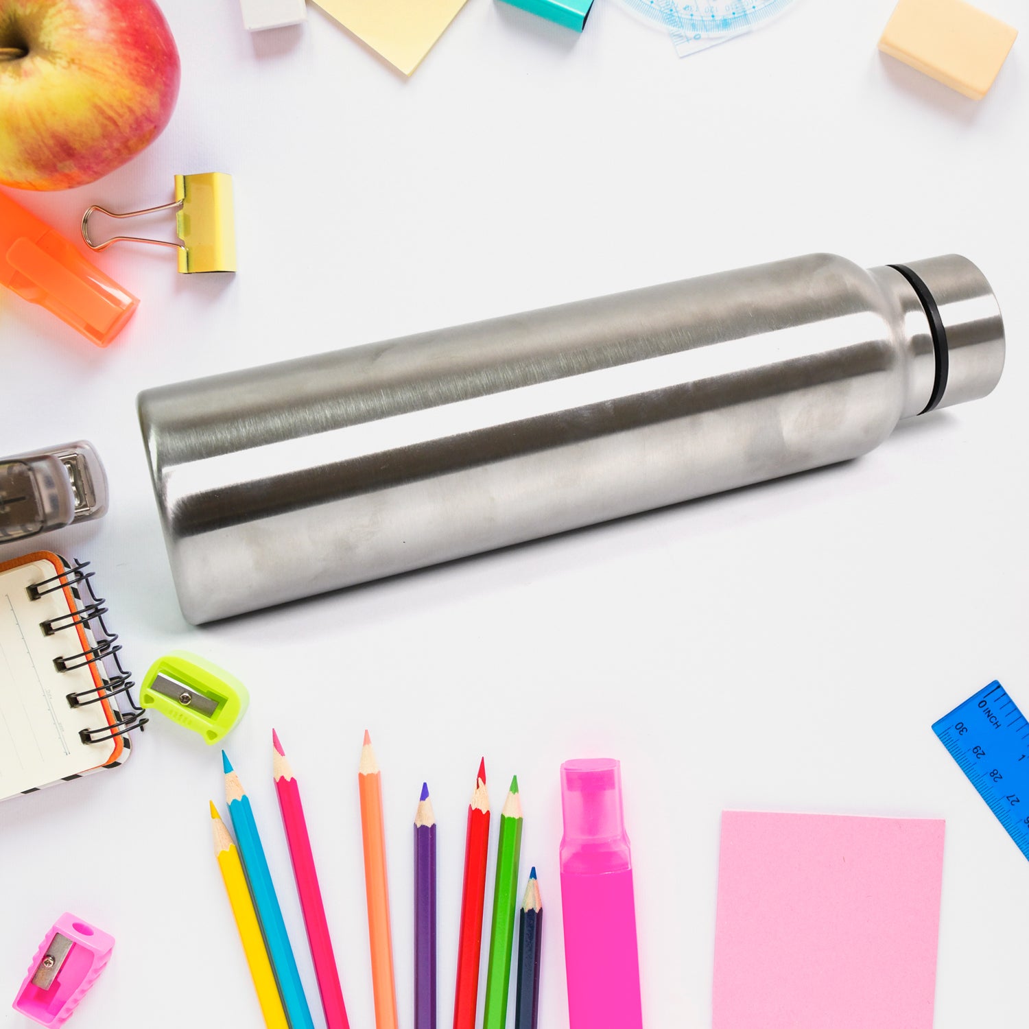 Stainless Steel Vacuum-Insulated Drink Water Bottle (1000 ML) - Shivani Jaswal Stainless Steel Vacuum-Insulated Drink Water Bottle (1000 ML)