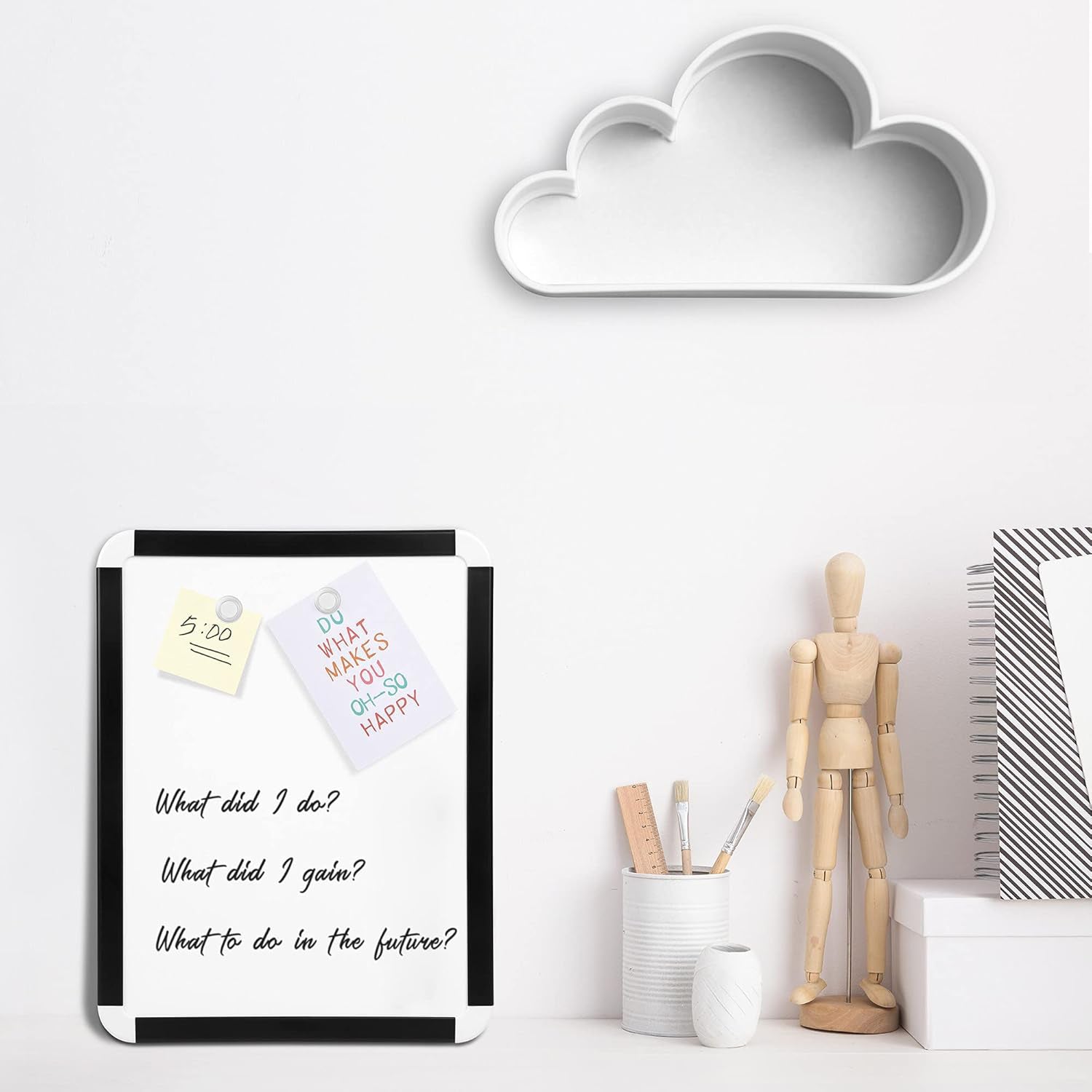 Magnetic White Board, Small Dry-Erase Board (21.6×28 Cm / 1 Set) - Shivani Jaswal Magnetic White Board, Small Dry-Erase Board (21.6×28 Cm / 1 Set)
