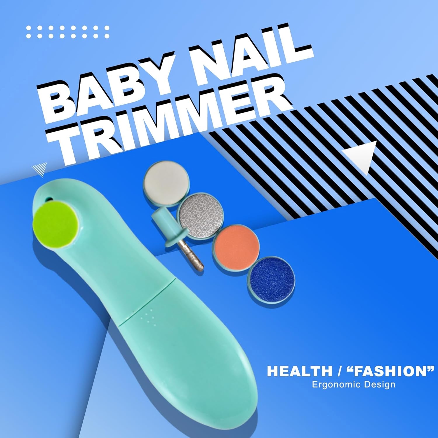 Safe Baby Nail Clippers | 6-in-1 Electric Trimmer Tool - Shivani Jaswal Safe Baby Nail Clippers | 6-in-1 Electric Trimmer Tool