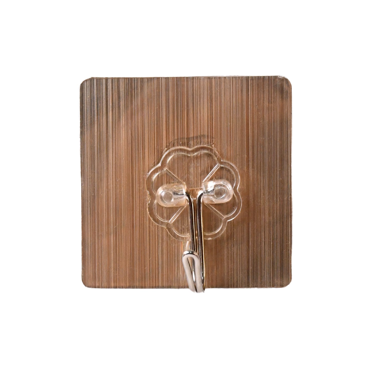 Adhesive Heavy-Duty Hooks for Kitchen and Bathroom (1 Pc / 6×6 Cm) - Shivani Jaswal Adhesive Heavy-Duty Hooks for Kitchen and Bathroom (1 Pc / 6×6 Cm)