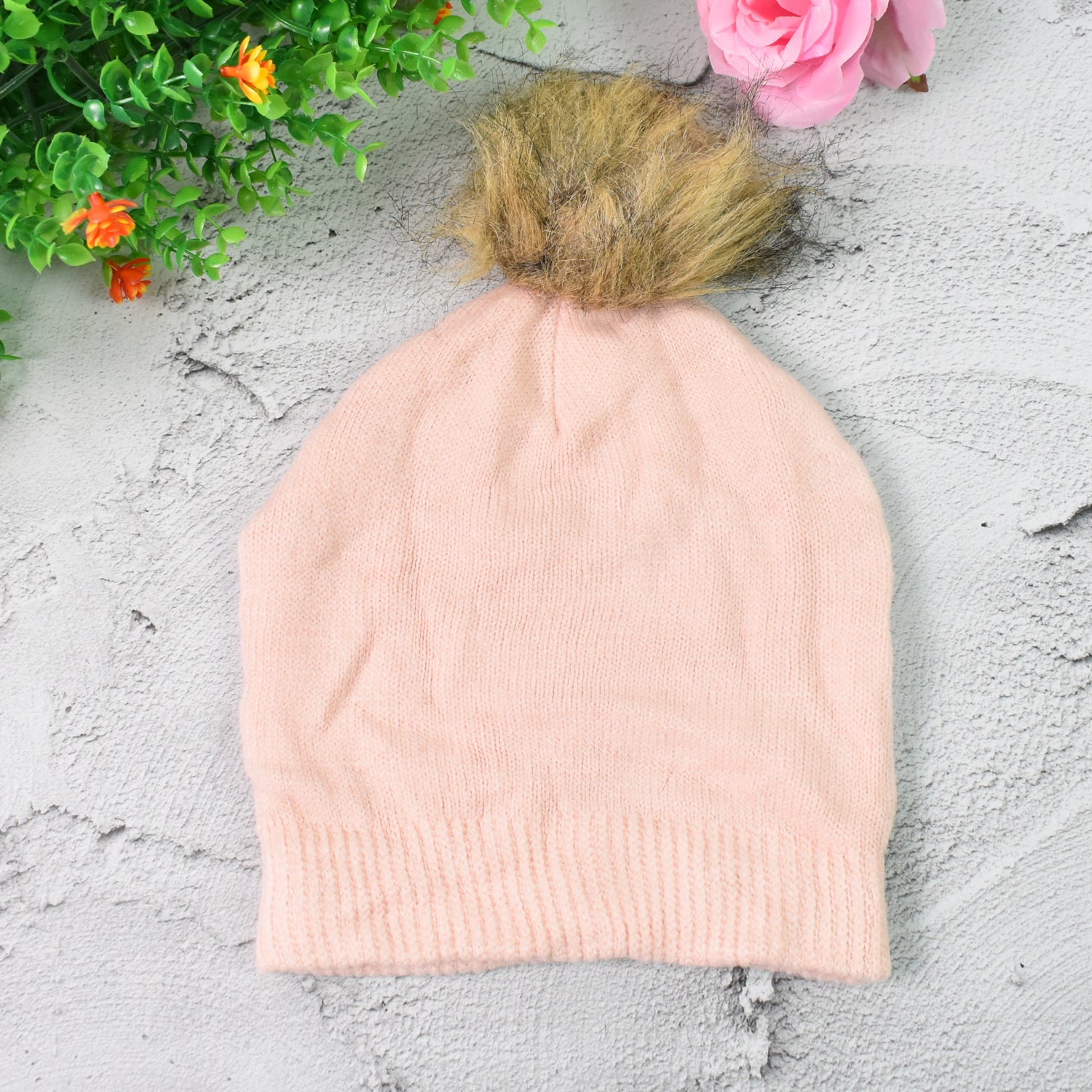 Small Cap for Winter Woolen Knitted Inside Fur Caps (1 Pc / Mix Design & Color) - Shivani Jaswal Small Cap for Winter Woolen Knitted Inside Fur Caps (1 Pc / Mix Design & Color)