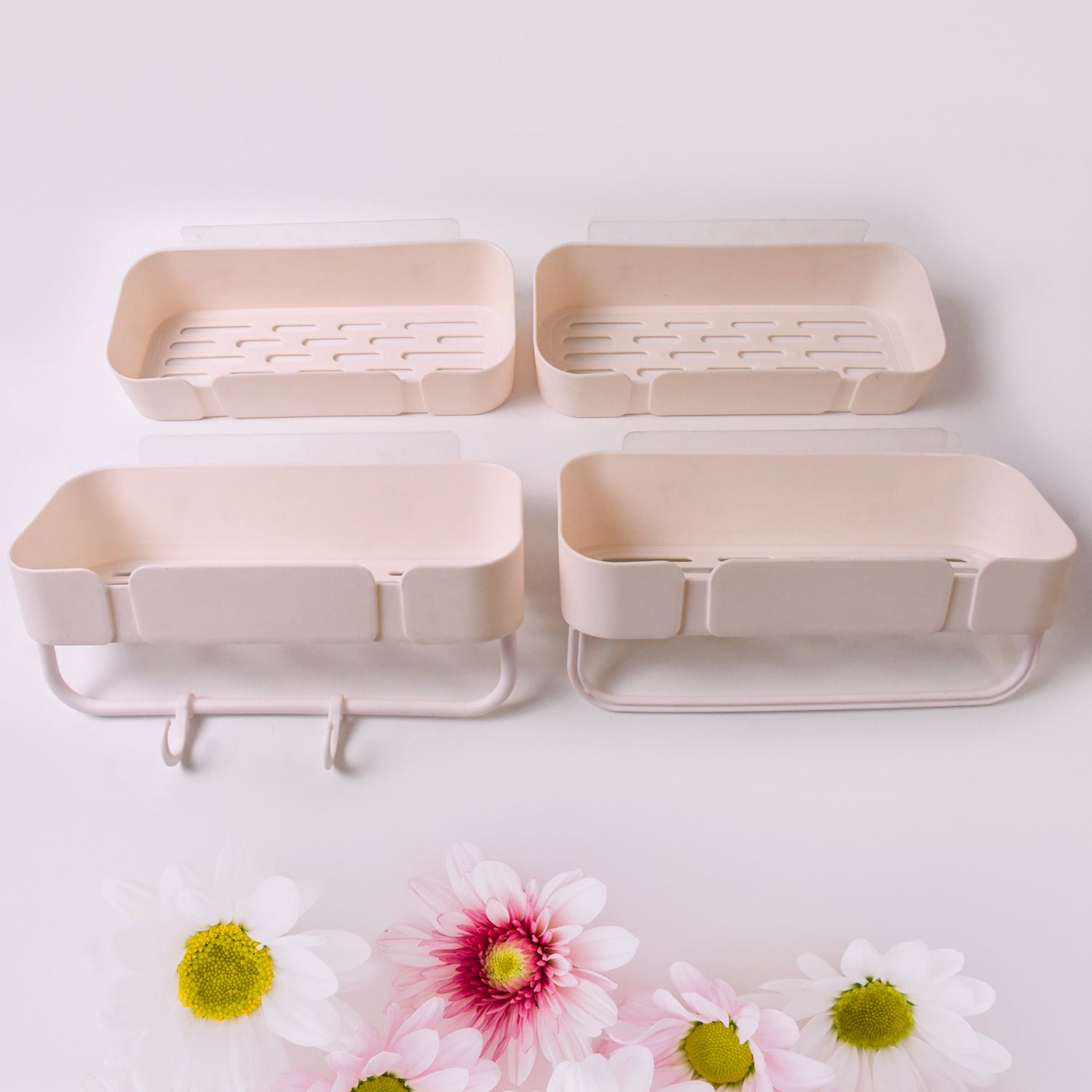 Multipurpose Kitchen Bathroom Wall Corner Shelf Rack (4 Pcs Set) - Shivani Jaswal Multipurpose Kitchen Bathroom Wall Corner Shelf Rack (4 Pcs Set)