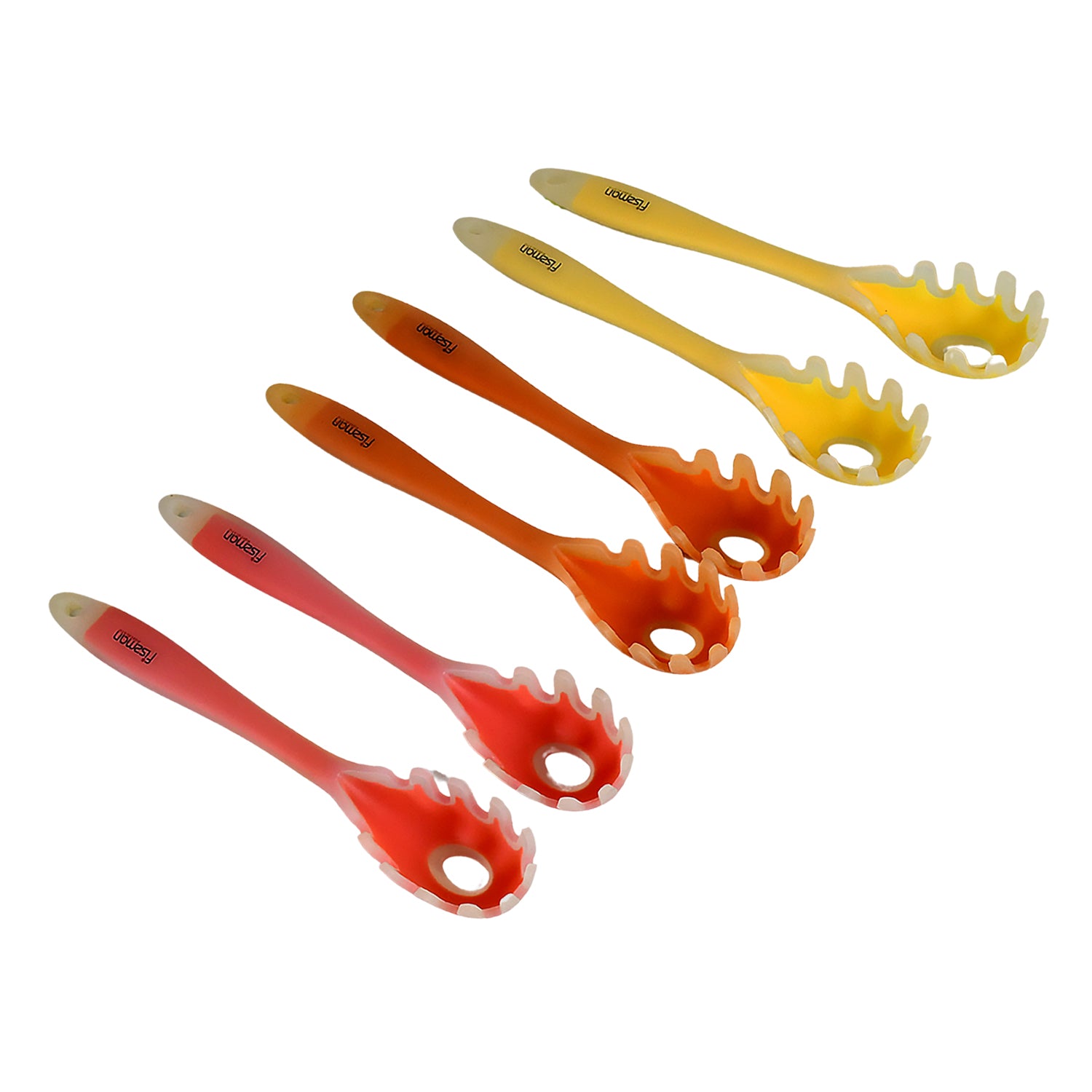 Silicone Kitchen Utensil Set - 6-Piece Heat-Resistant Non-Stick Cooking Spoons - Shivani Jaswal Silicone Kitchen Utensil Set - 6-Piece Heat-Resistant Non-Stick Cooking Spoons
