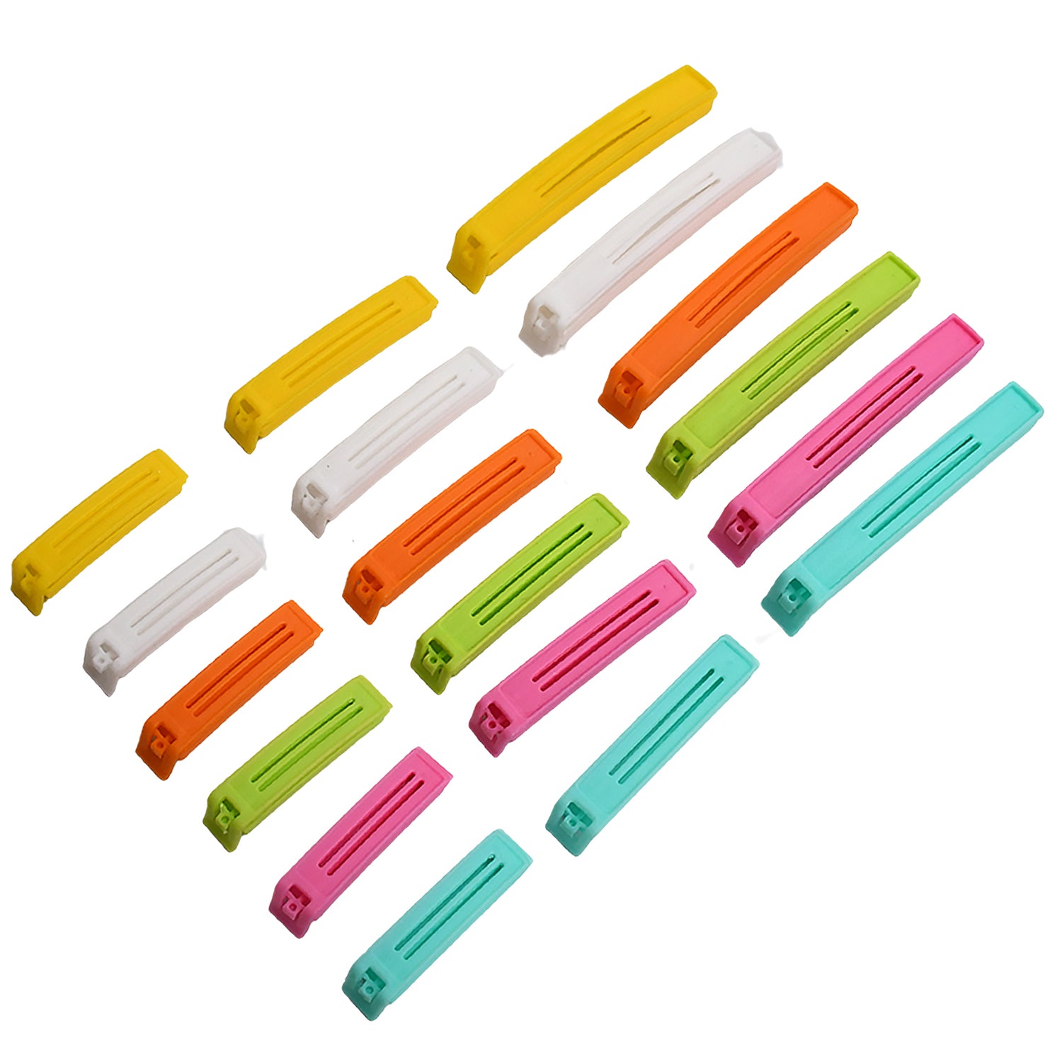 Food Bag Clip Sealer – Airtight Plastic Clips for Snacks, Kitchen & Camping (18 Pc Set) - Shivani Jaswal Food Bag Clip Sealer – Airtight Plastic Clips for Snacks, Kitchen & Camping (18 Pc Set)