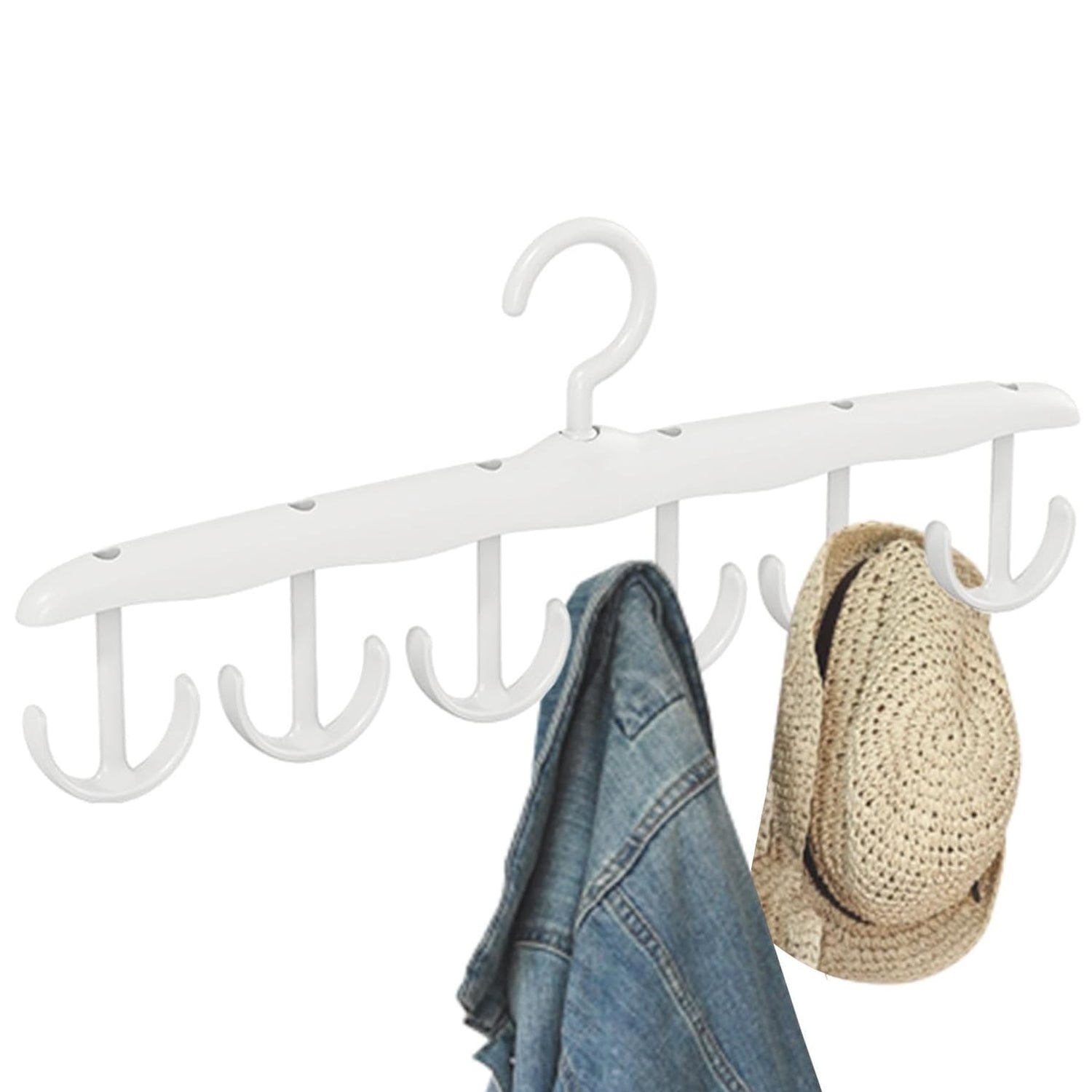 Rotatable Tank Top Hanger – Space Saving Closet Organizer for Dorms & Apartments (12-Hook) - Shivani Jaswal Rotatable Tank Top Hanger – Space Saving Closet Organizer for Dorms & Apartments (12-Hook)