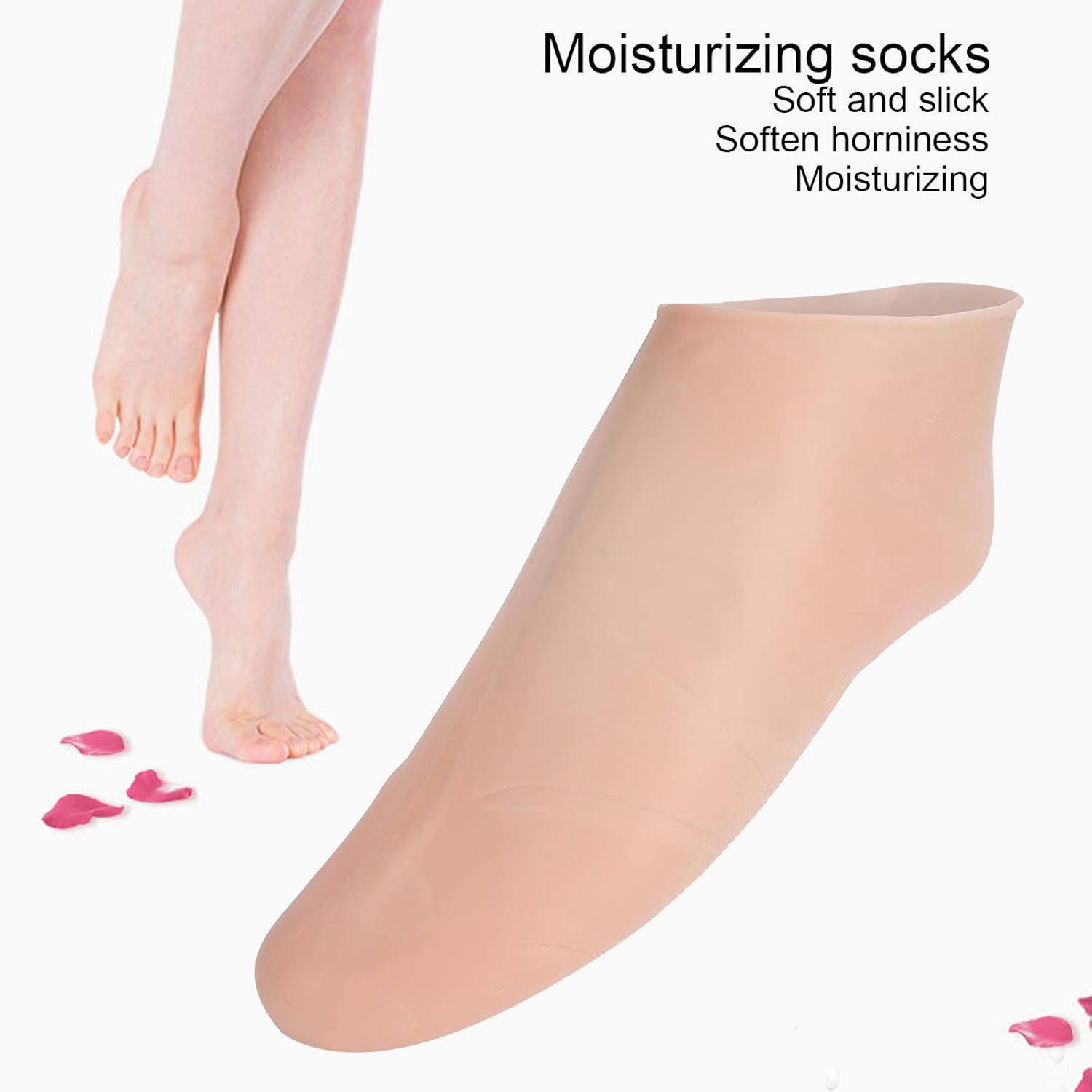 Silicone Soft Moisturizing Socks (1 Pair) - Shivani Jaswal Silicone Soft Moisturizing Socks (1 Pair)