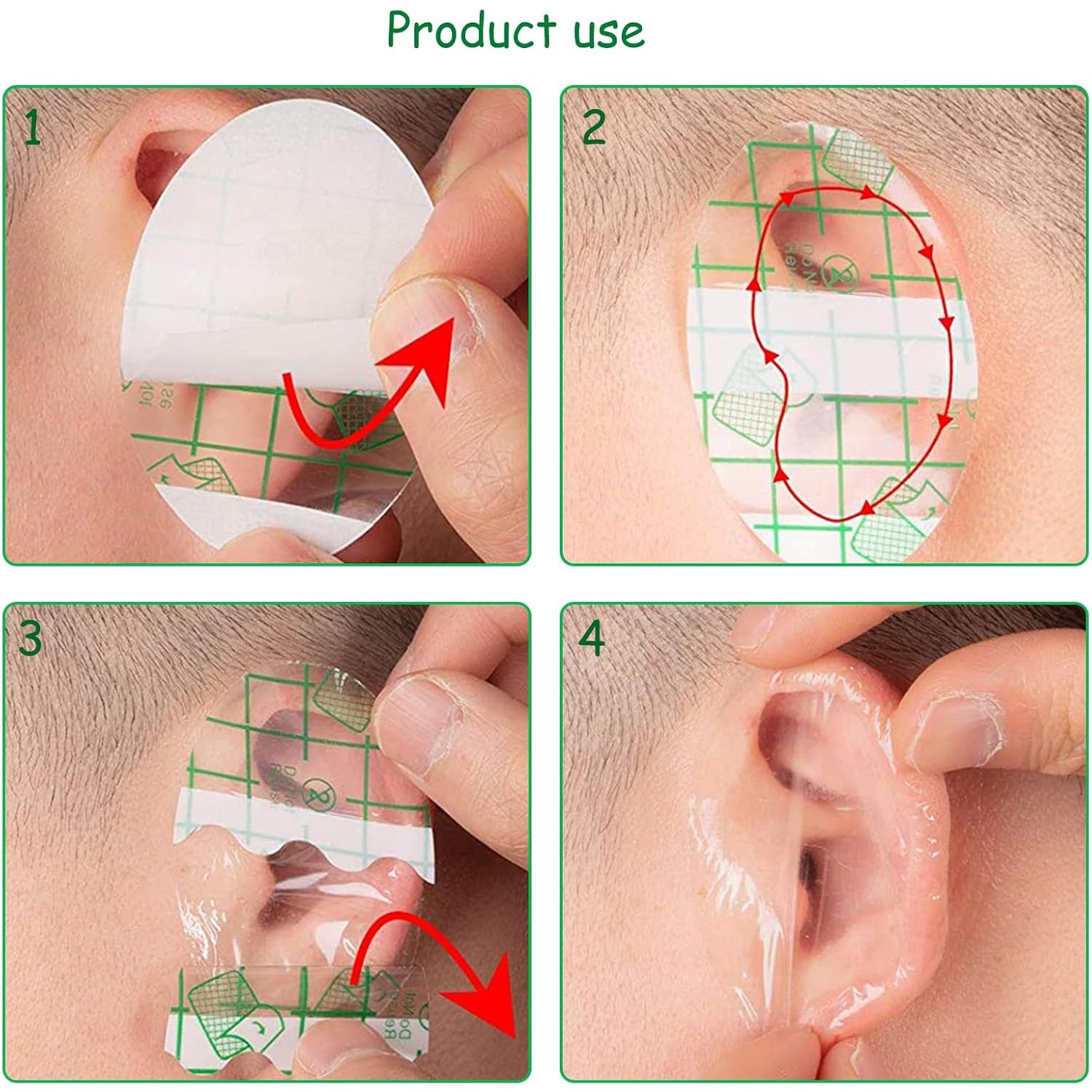 Baby Waterproof Ear Stickers, Heel Invisible Foot Sticker (20 Pcs Set Approx) - Shivani Jaswal Baby Waterproof Ear Stickers, Heel Invisible Foot Sticker (20 Pcs Set Approx)