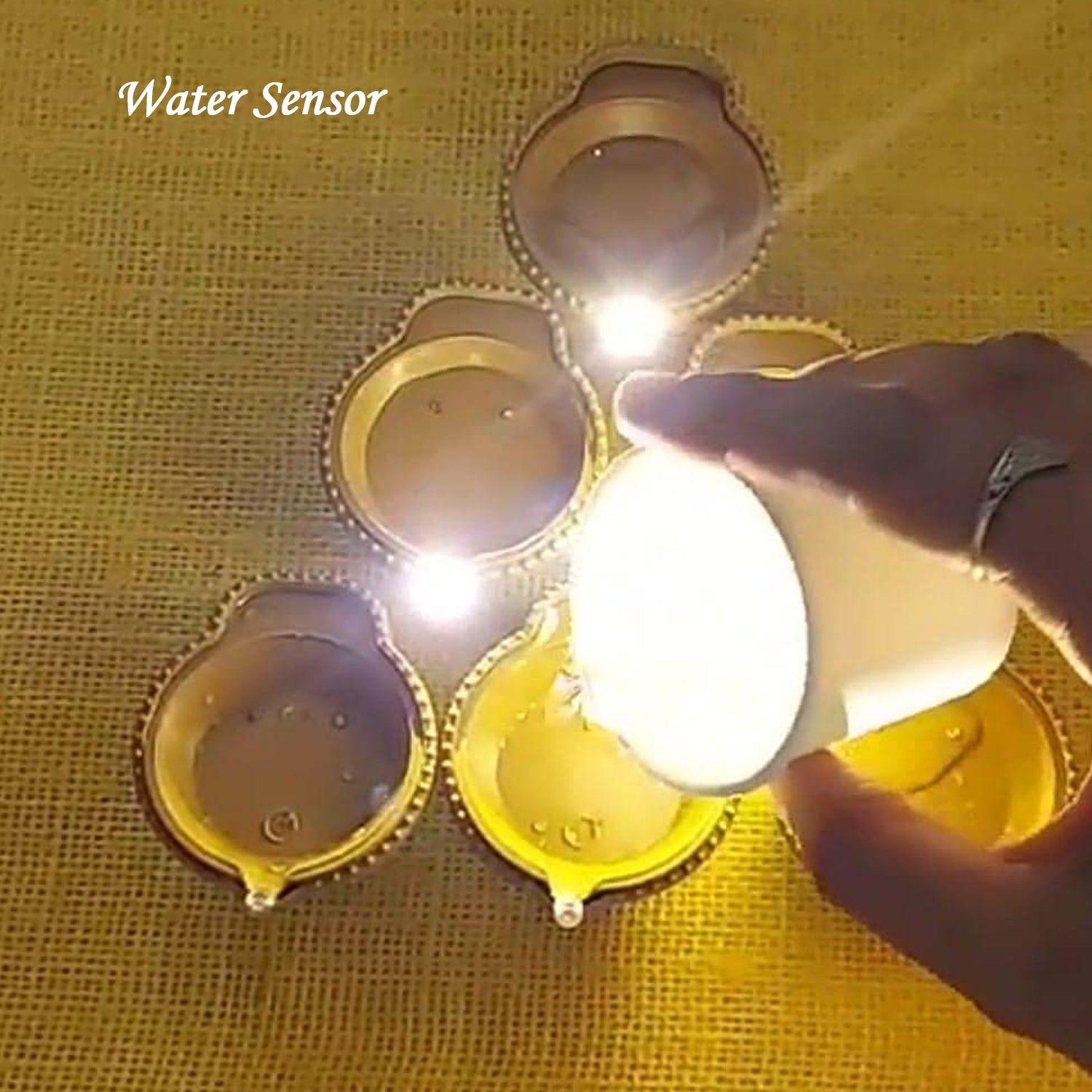 Water Sensor Diyas for Diwali Decoration (12 Pcs Set) - Shivani Jaswal Water Sensor Diyas for Diwali Decoration (12 Pcs Set)
