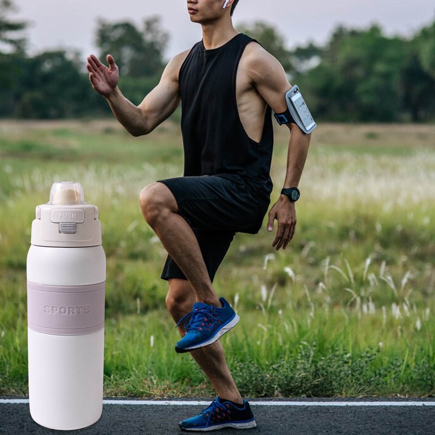 Stainless Steel Water Bottle (680ml Approx) - Shivani Jaswal Stainless Steel Water Bottle (680ml Approx)