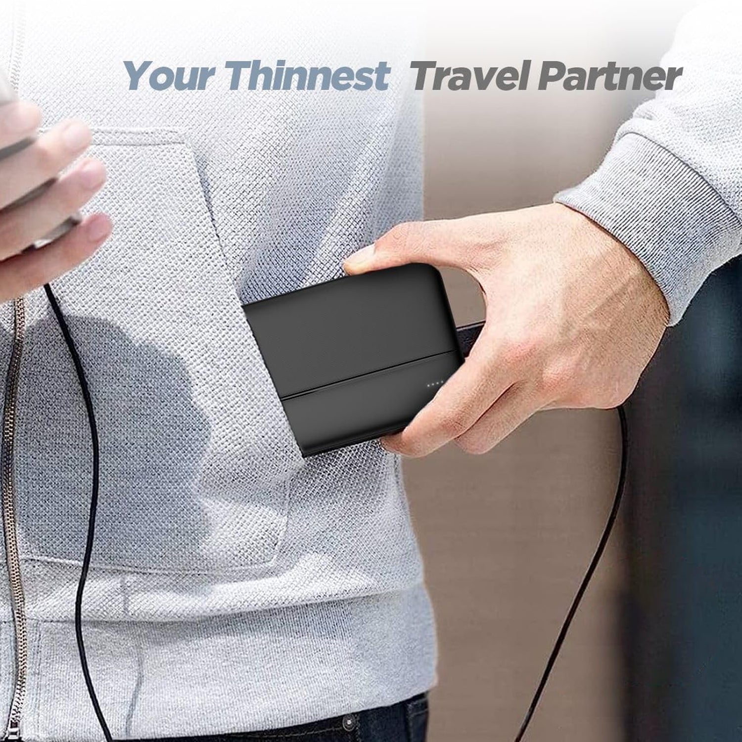 Lithium-Polymer, 2 USB Output, Power Bank, 10000mAh (1 Pc) - Shivani Jaswal Lithium-Polymer, 2 USB Output, Power Bank, 10000mAh (1 Pc)