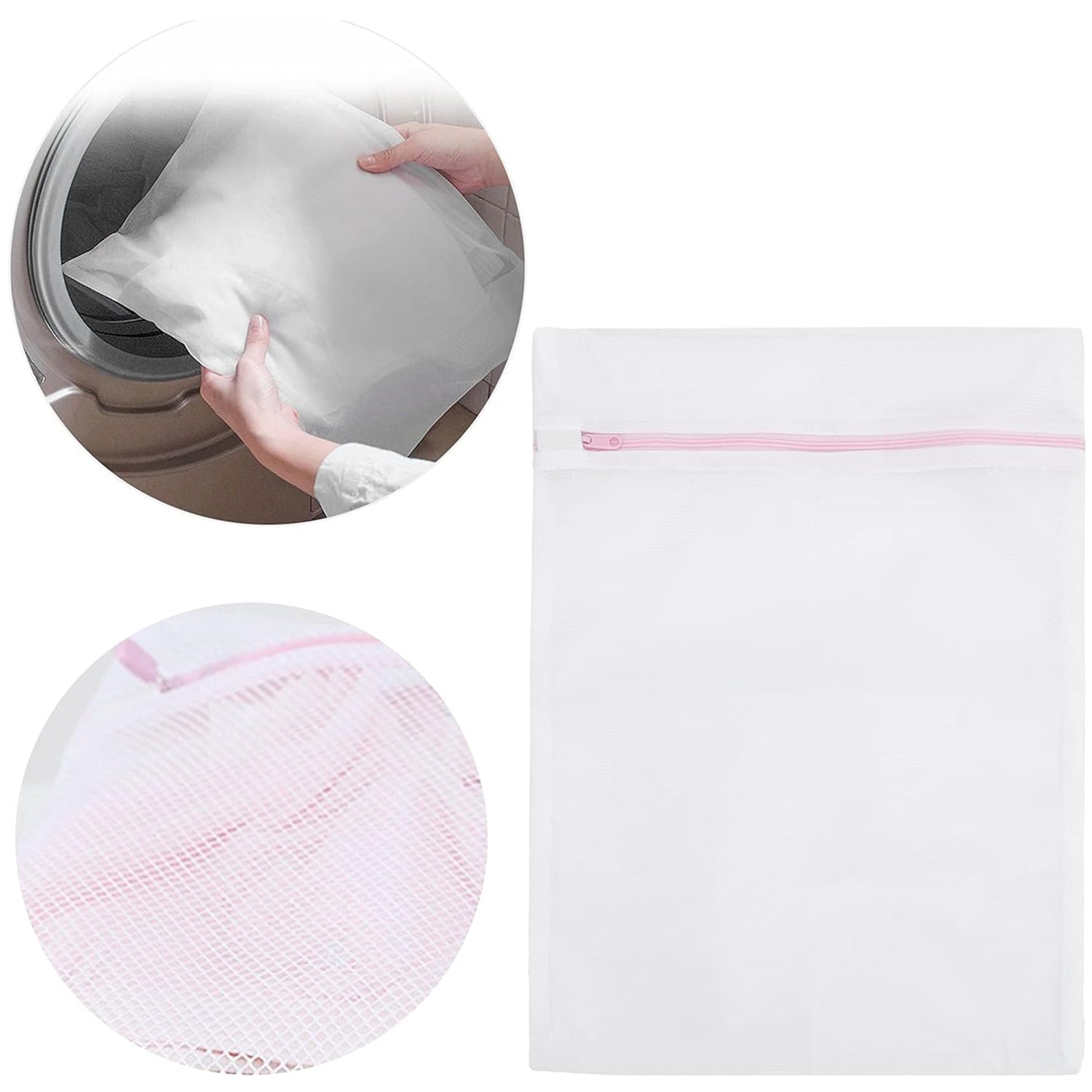Reusable and Durable Zip Mesh Laundry Bag 3 Different Size (3 Pcs Set) - Shivani Jaswal Reusable and Durable Zip Mesh Laundry Bag 3 Different Size (3 Pcs Set)