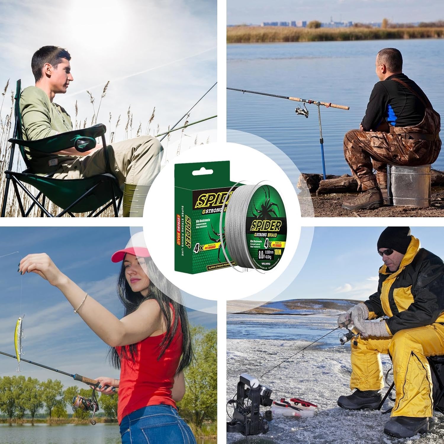 Braided Fishing Line, Abrasion Resistant Braided Wires, 100 Mtr Braided Wire - Shivani Jaswal Braided Fishing Line, Abrasion Resistant Braided Wires, 100 Mtr Braided Wire