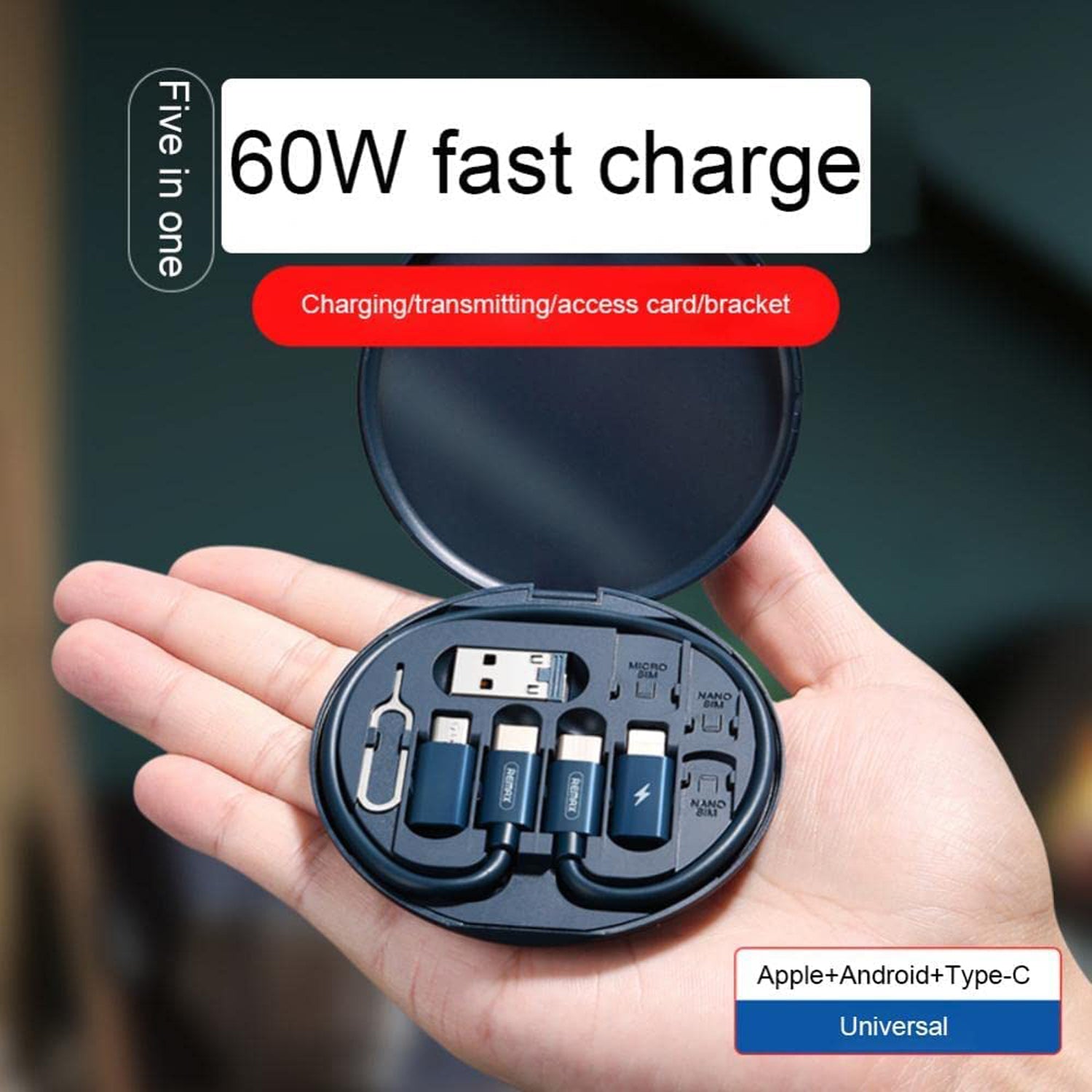 5-in-1 Charging Kit: Universal Cable for Every Device! - Shivani Jaswal 5-in-1 Charging Kit: Universal Cable for Every Device!