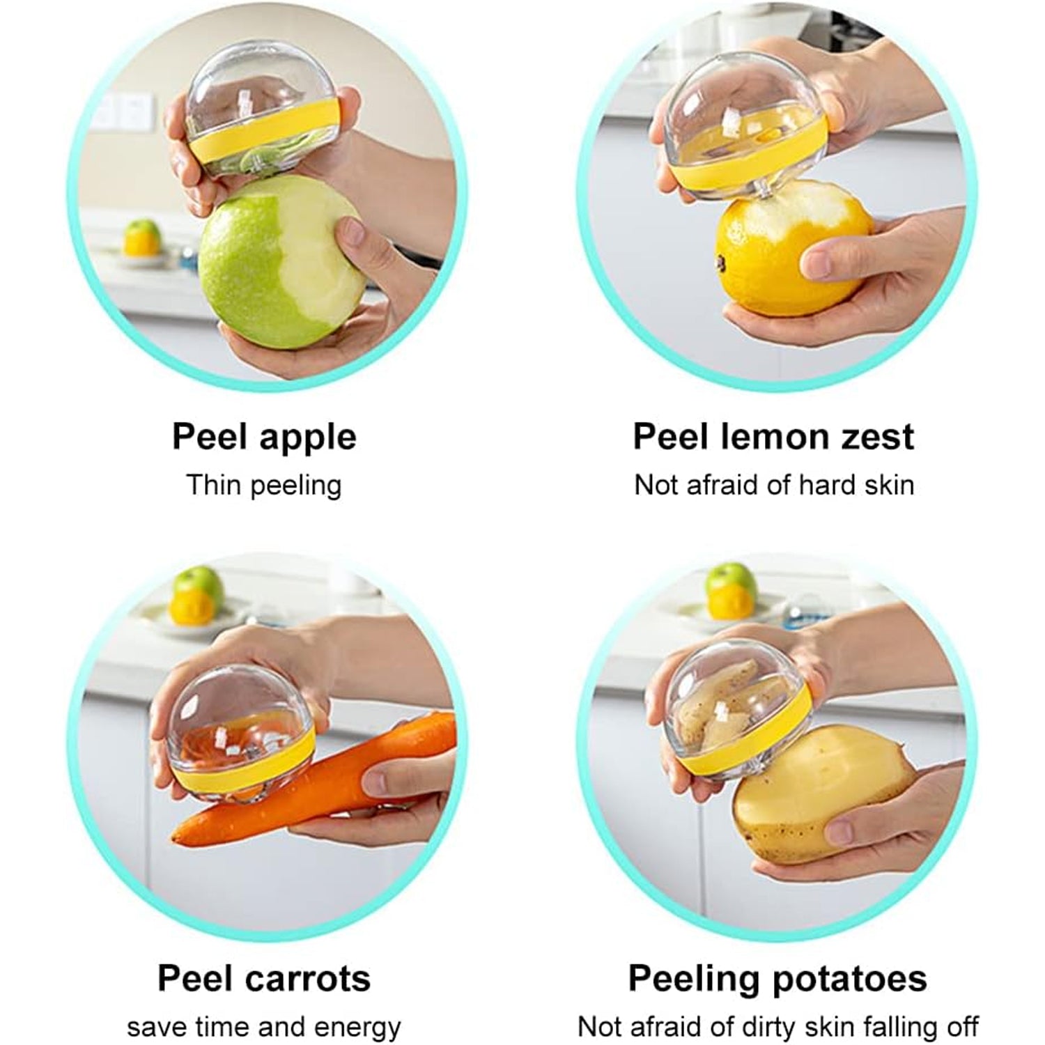 Multifunctional Round Peeler with Removable Storage – Washable Vegetable & Fruit Peeler for Kitchen (1 Pc / Mix Color) - Shivani Jaswal Multifunctional Round Peeler with Removable Storage – Washable Vegetable & Fruit Peeler for Kitchen (1 Pc / Mix Color)