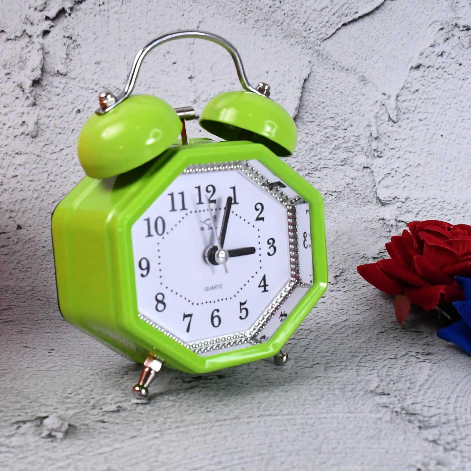 Mini Cute Alarm Clock Small Kids and Students (Mix Design & Color / 1 Pc) - Shivani Jaswal Mini Cute Alarm Clock Small Kids and Students (Mix Design & Color / 1 Pc)