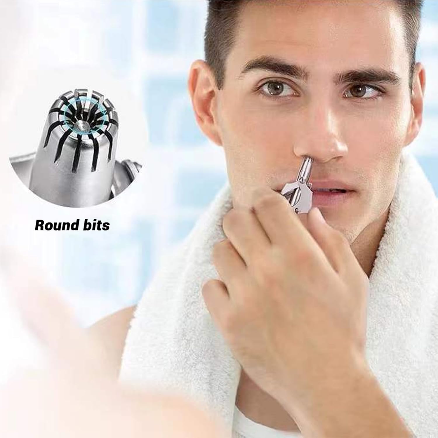 Stainless Steel Painless Nose Hair Remover (1 Pc) - Shivani Jaswal Stainless Steel Painless Nose Hair Remover (1 Pc)