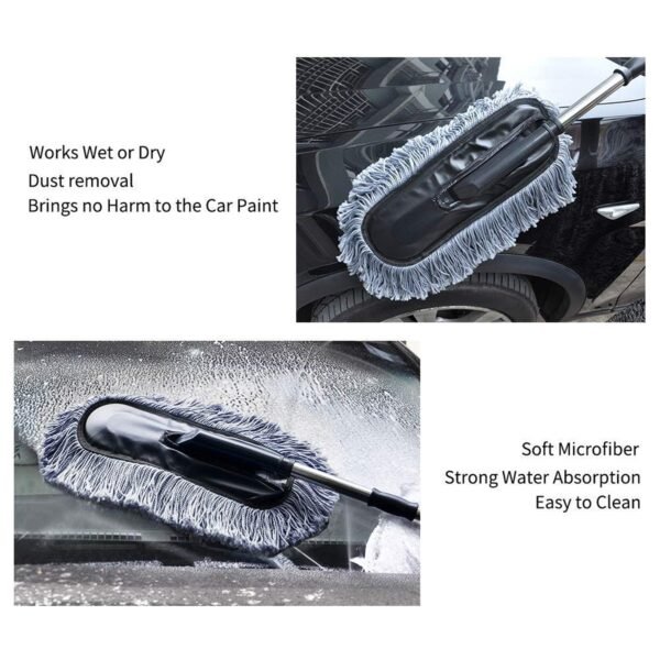 Car Dust Brush â€“ Gentle and Efficient Cleaning Tool for Interior and Exterior (1 Pc)