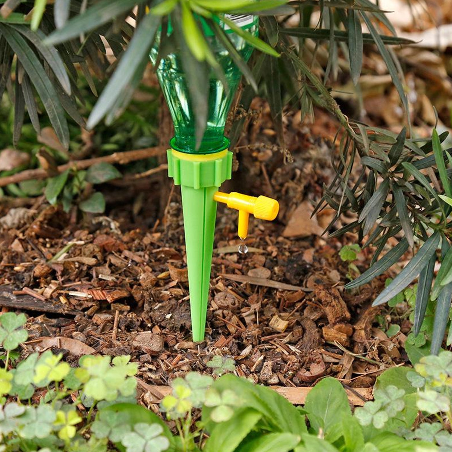 Adjustable Plant Watering Spikes with Slow Release Valve - Shivani Jaswal Adjustable Plant Watering Spikes with Slow Release Valve