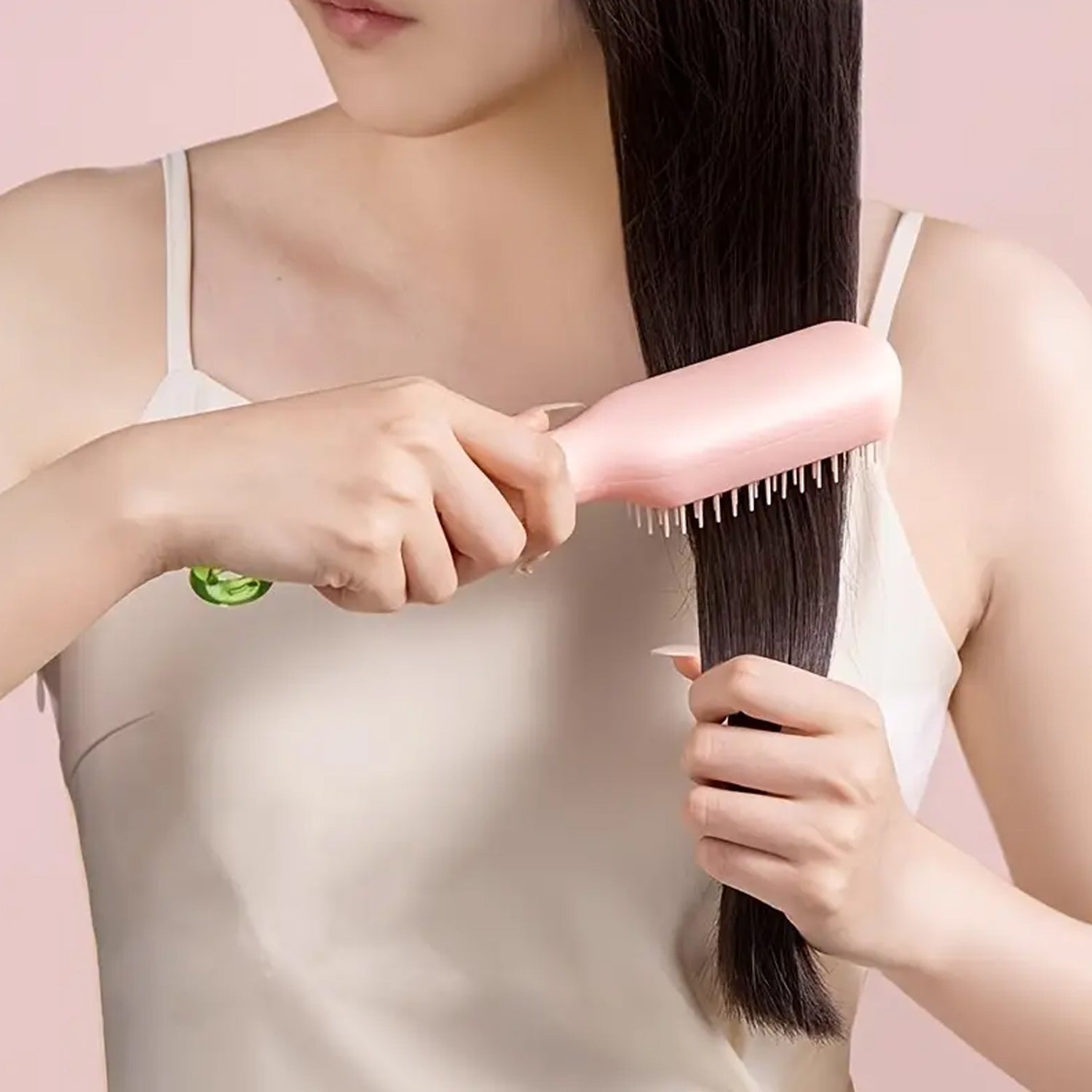 Self-Cleaning Hairbrush – Anti-Static, Detangling, Rotating Massage Comb, Hair accessories - Shivani Jaswal Self-Cleaning Hairbrush – Anti-Static, Detangling, Rotating Massage Comb, Hair accessories