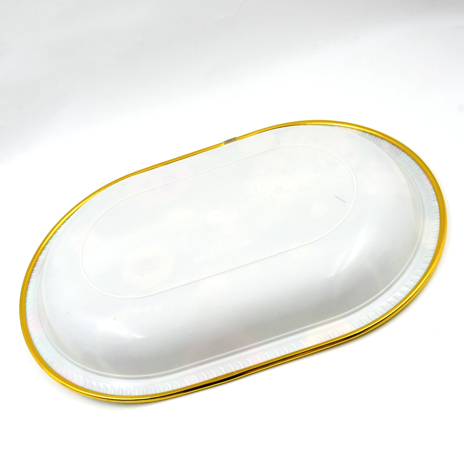Big Plastic Flower Printed Design Serving Tray (1 Pc / 35 x 24 CM / Mix Color) - Shivani Jaswal Big Plastic Flower Printed Design Serving Tray (1 Pc / 35 x 24 CM / Mix Color)