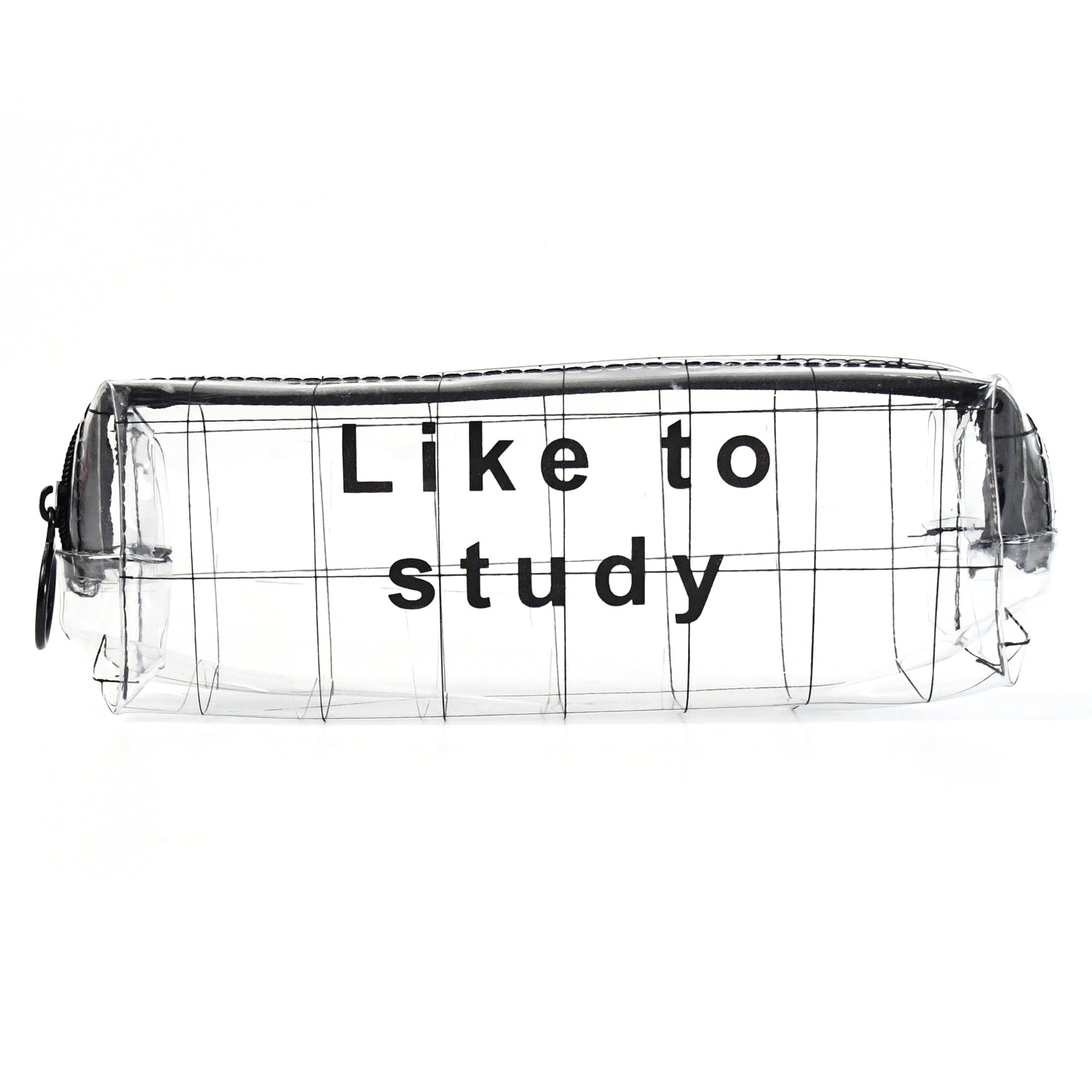 Transparent Pencil Pouch With Zipper (1 Pc) - Shivani Jaswal Transparent Pencil Pouch With Zipper (1 Pc)