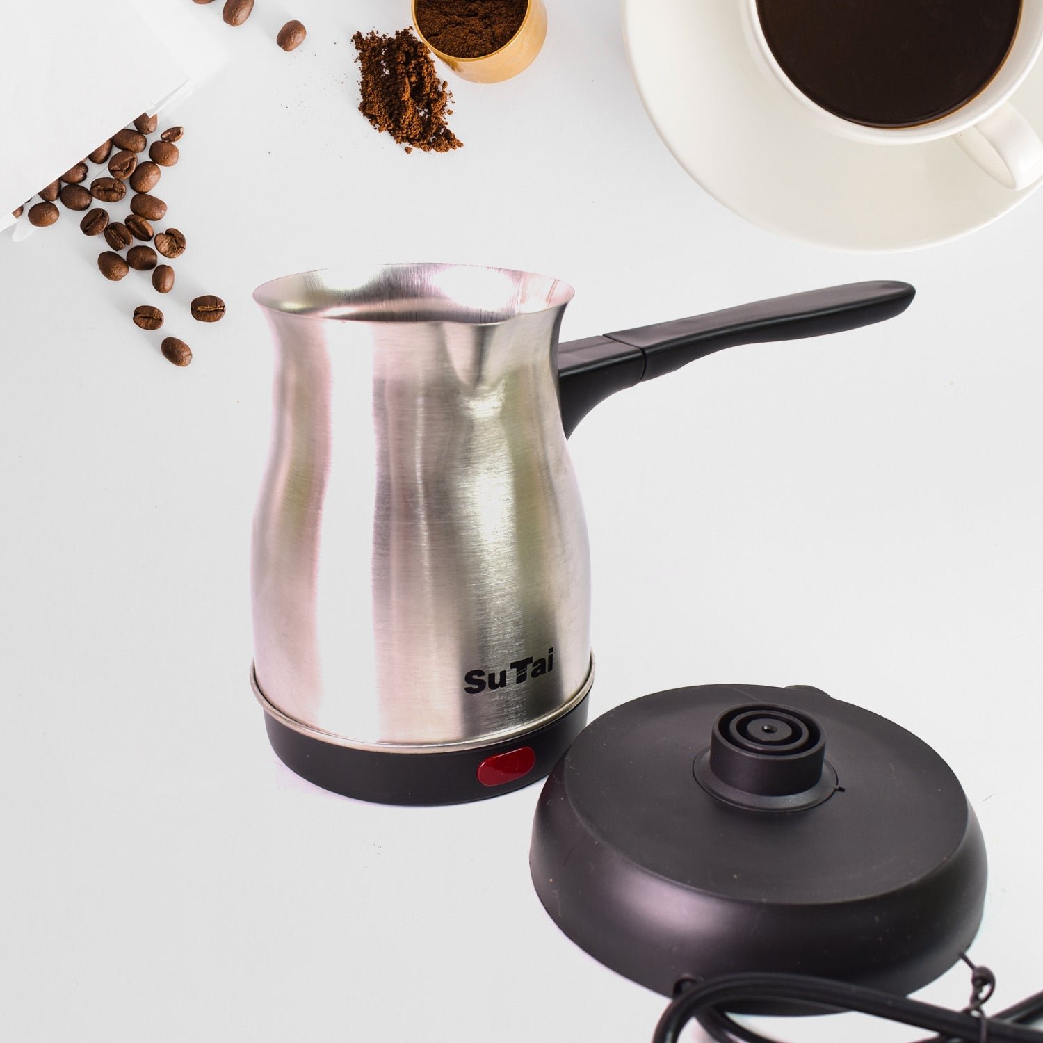 Coffee Pot, Coffee Maker, 800ml Even Heating Tea Maker Kettle (1 Pc) - Shivani Jaswal Coffee Pot, Coffee Maker, 800ml Even Heating Tea Maker Kettle (1 Pc)