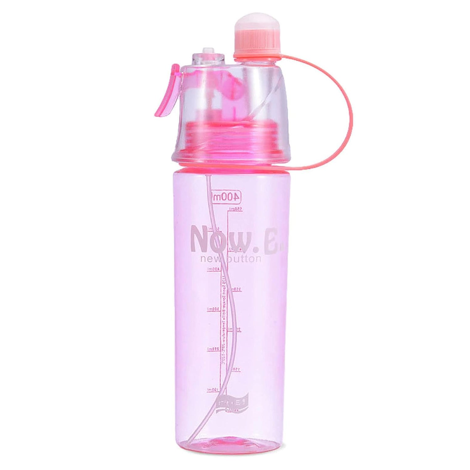 Plastic 2 In 1 Mist Spray Water Bottle (Multicolor / 400 ML / 1 Pc) - Shivani Jaswal Plastic 2 In 1 Mist Spray Water Bottle (Multicolor / 400 ML / 1 Pc)